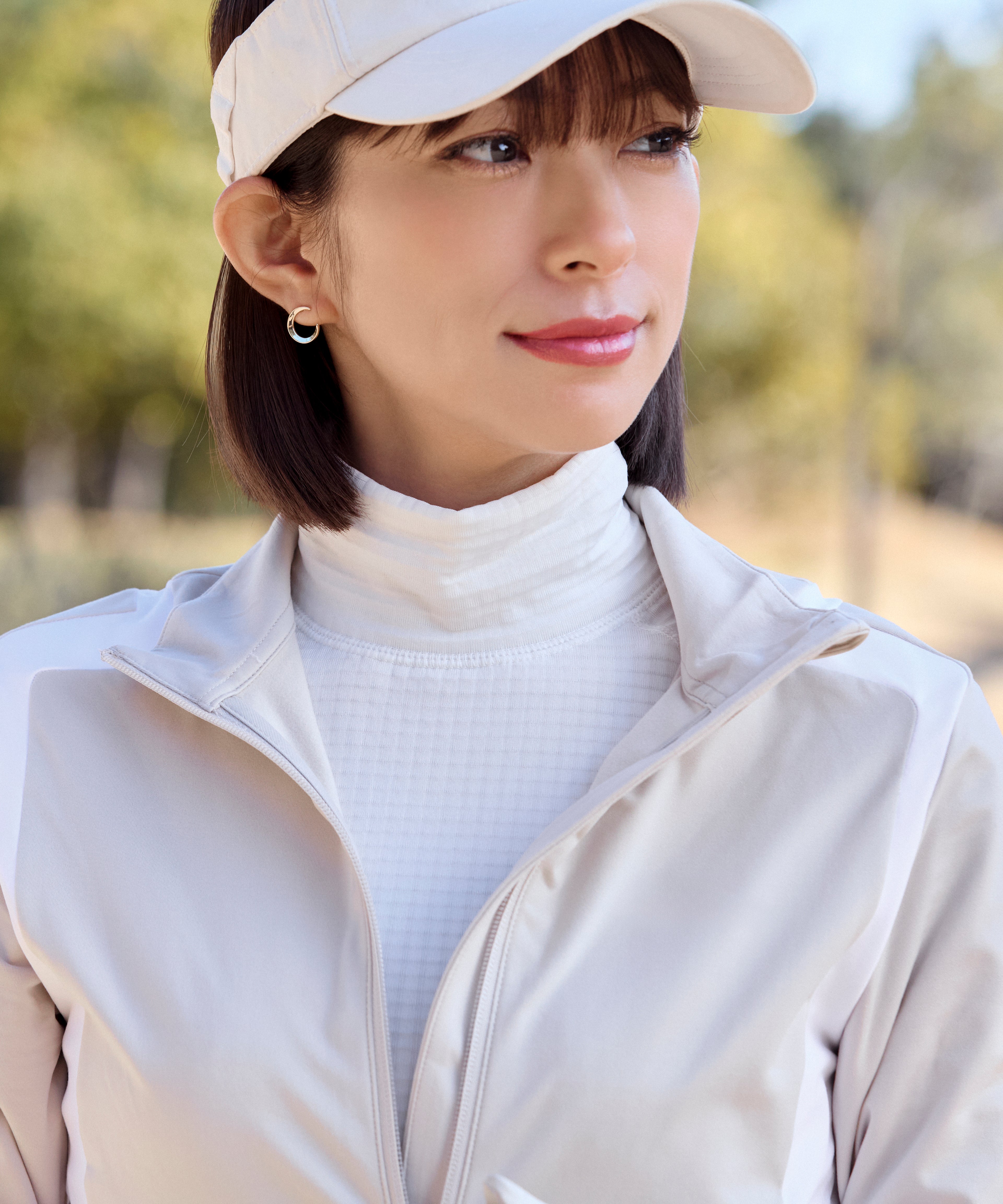 PHANTOM WAFFLE INNER MOCK NECK レディース/ファントムワッフルインナーモックネック