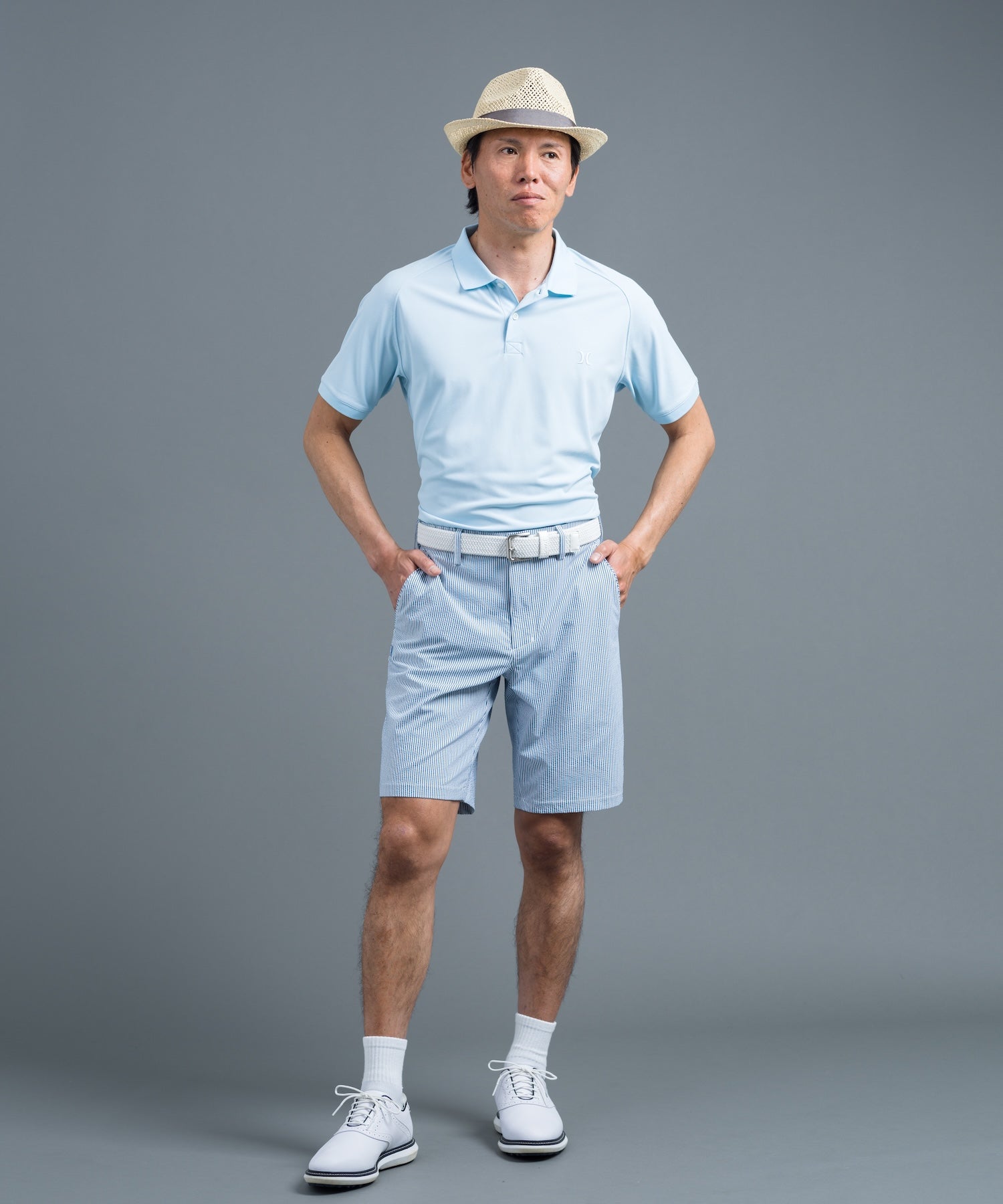 SEERSUCKER SHORTS REGULAR メンズ/ハーフパンツ・短パン/レギュラー丈