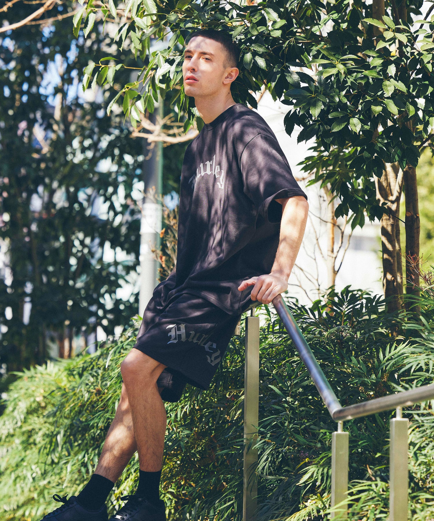 TERRY OLD ENGLISH LOGO SHORTS メンズ/ハーフパンツ・短パン