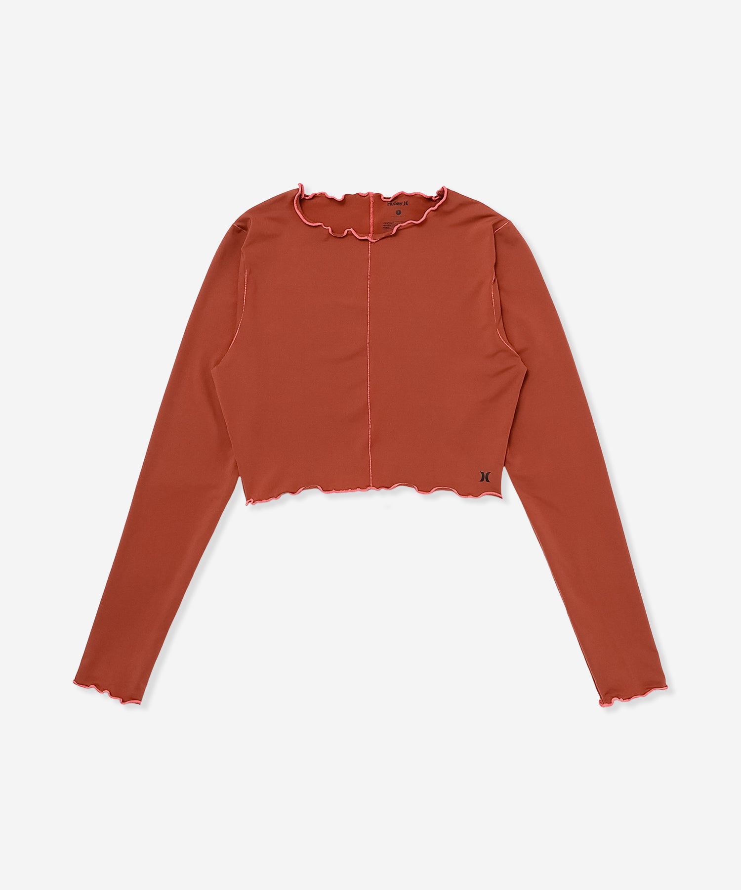 SOLID CROPED LONGSLEEVE RASHGUARD レディース/水着