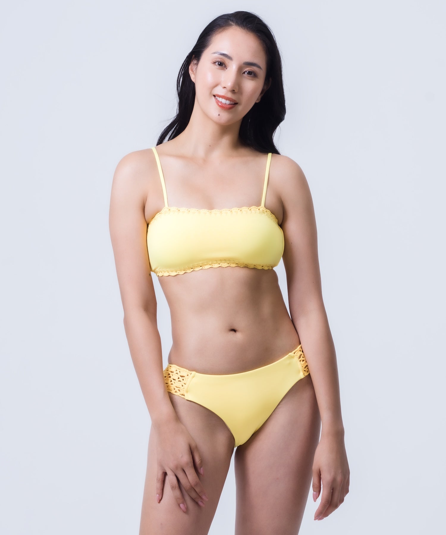 MACRAME CHEEKY HIPSTER レディース/水着