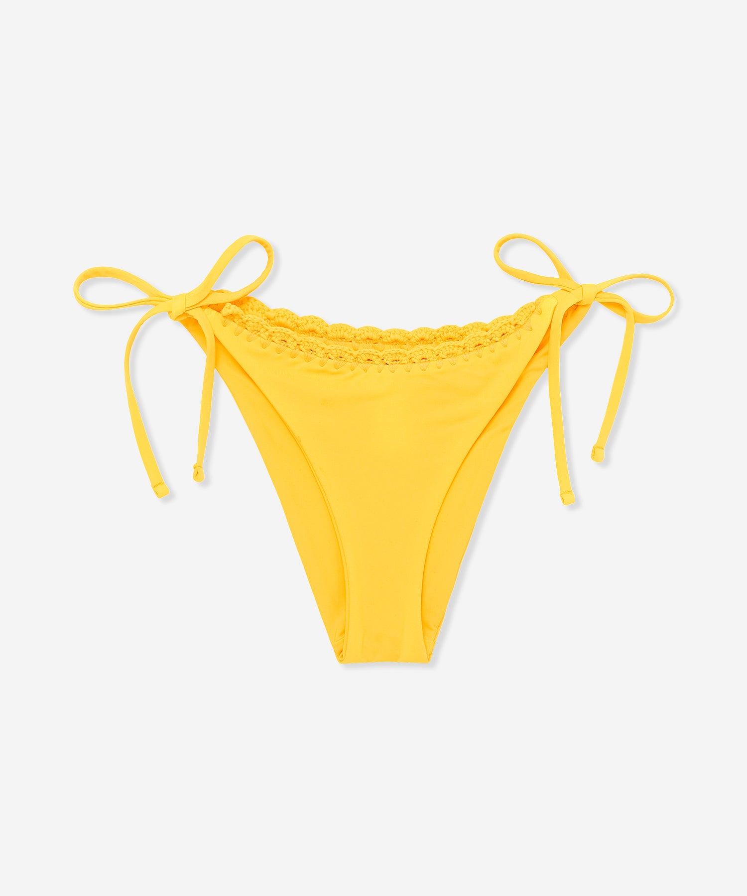 MACRAME CHEEKY SIDE TIE MOTTOM レディース/水着