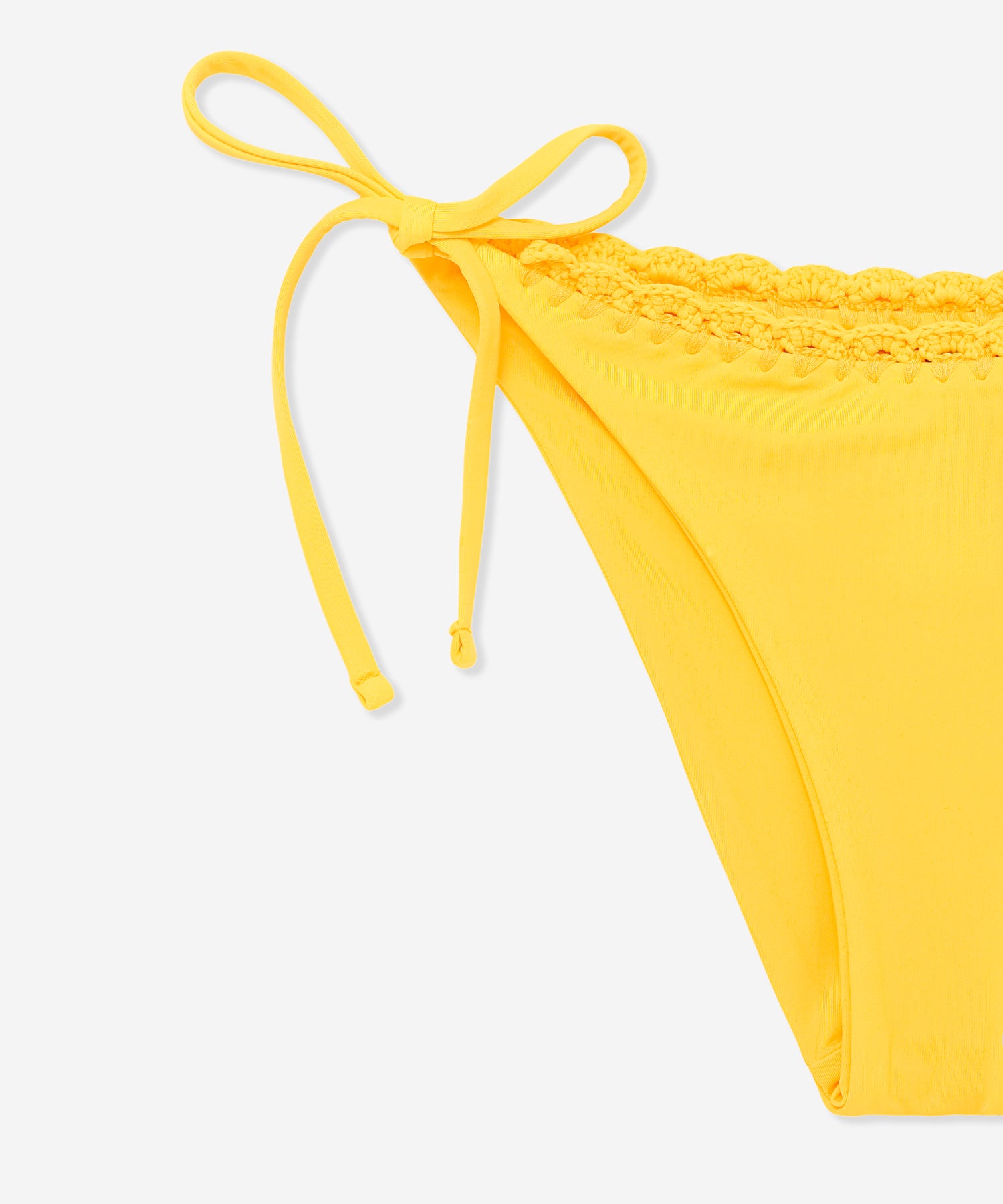 MACRAME CHEEKY SIDE TIE MOTTOM レディース/水着