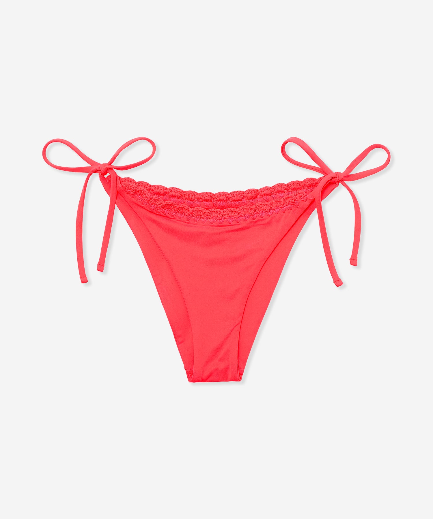 MACRAME CHEEKY SIDE TIE MOTTOM レディース/水着