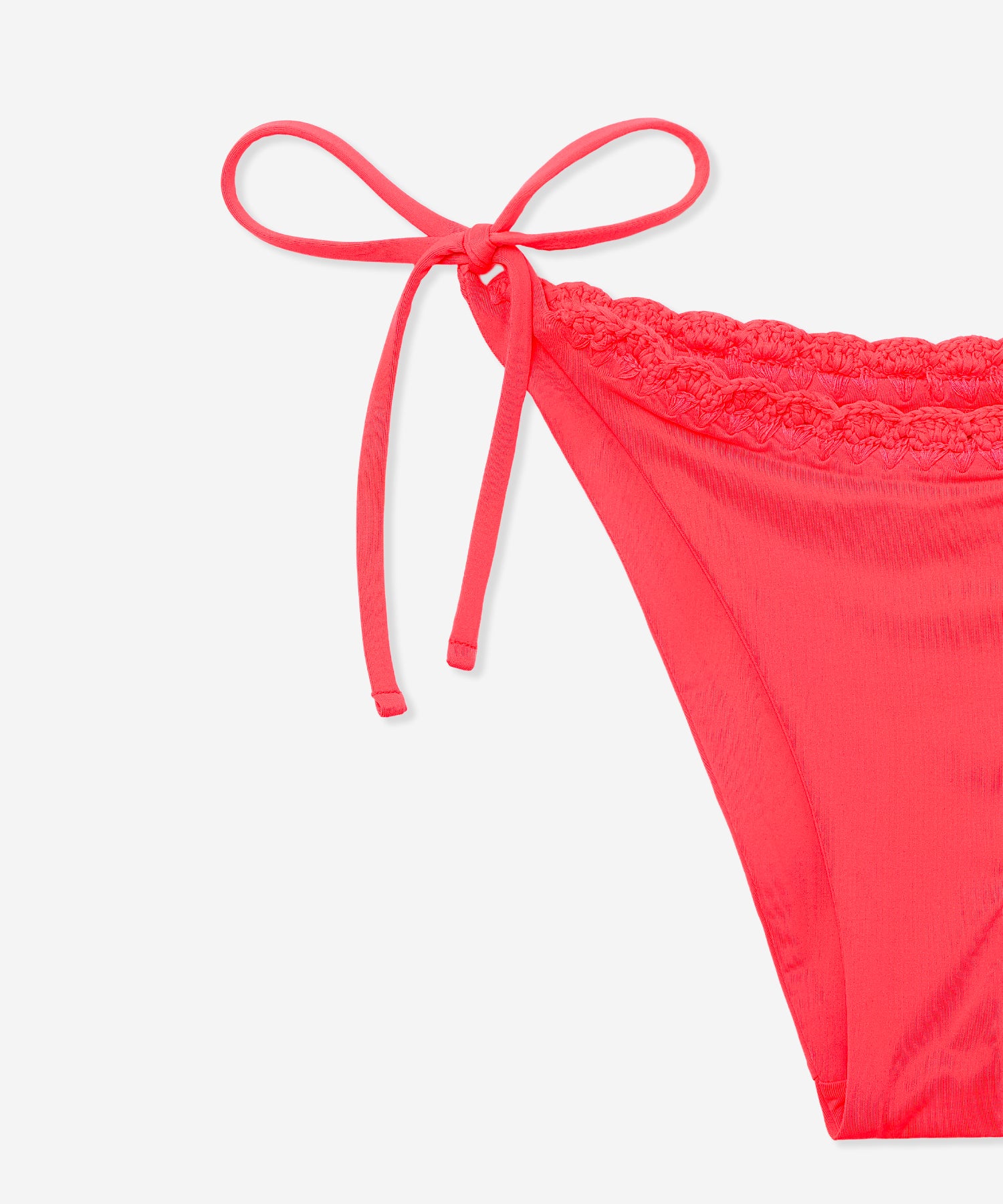MACRAME CHEEKY SIDE TIE MOTTOM レディース/水着