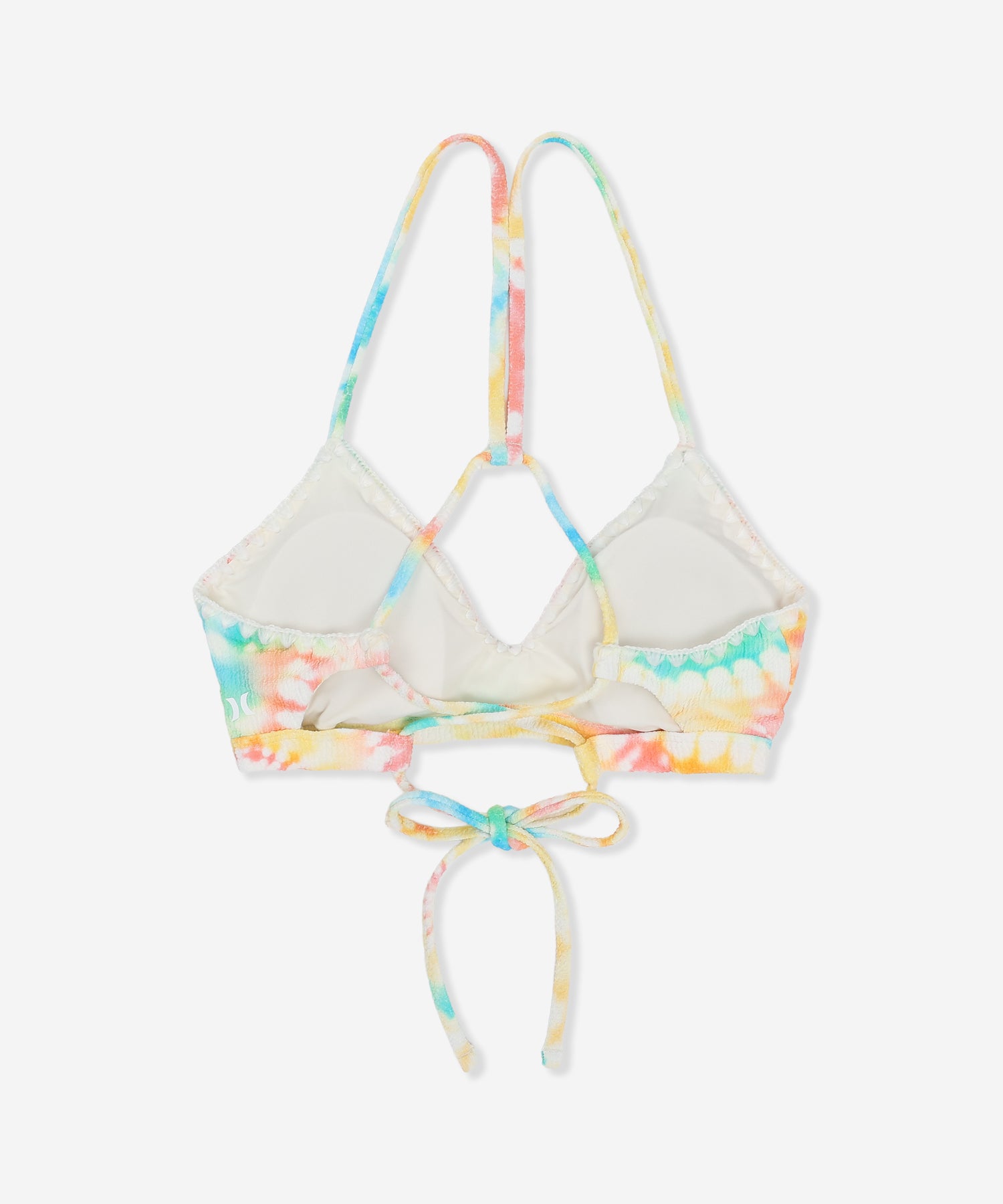 【NEW】タイダイ スクランチ アジャスタブル ビキニ トップ (レディース/水着)