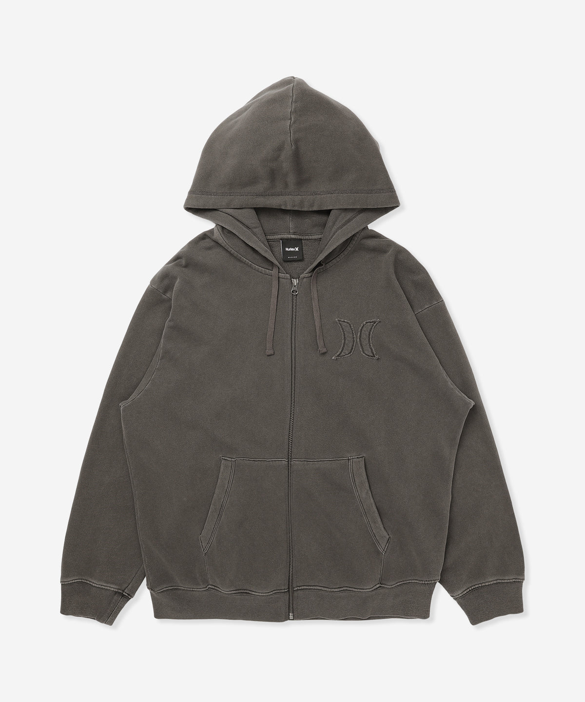 【NEW】スウェット ハーレー ピグメント オーバーサイズ ジップアップ フーディー (メンズ/フリース・フーディー/オーバーサイズ)