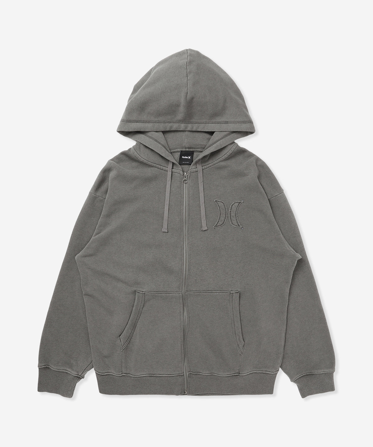 【NEW】スウェット ハーレー ピグメント オーバーサイズ ジップアップ フーディー (メンズ/フリース・フーディー/オーバーサイズ)