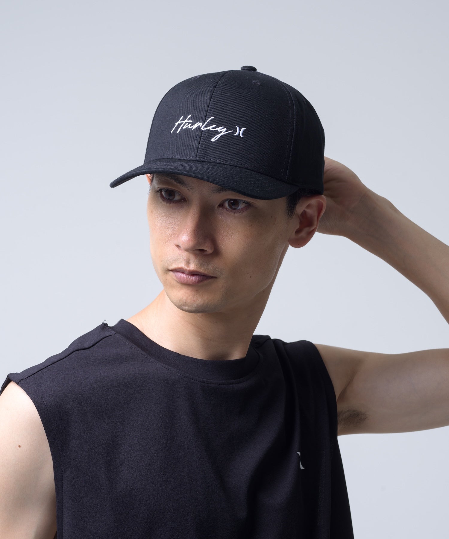 スクリプトロゴ キャップ (メンズ/キャップ・ハット)