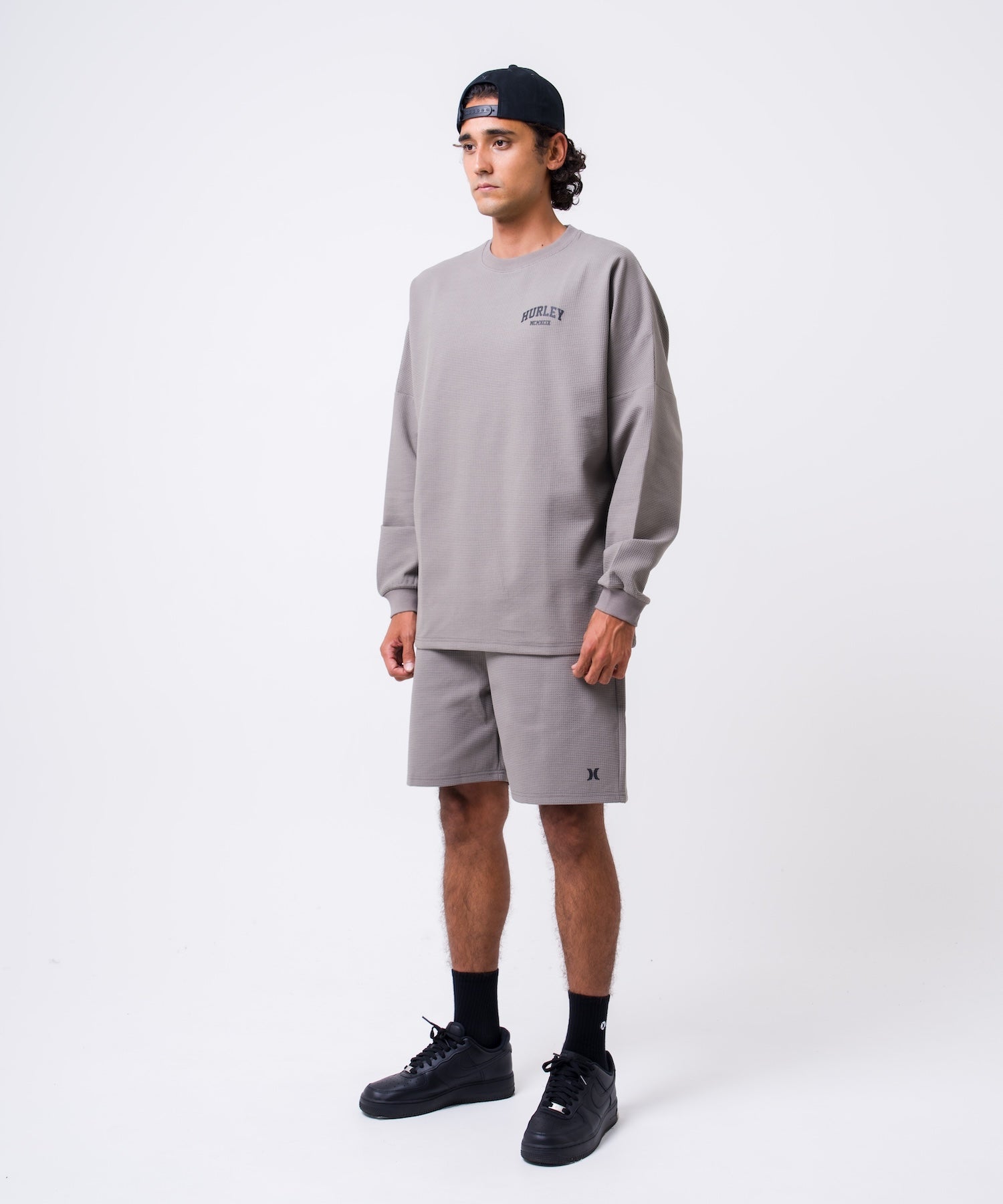 【NEW】THERMAL BACK ARC LONG SLEEVE メンズ/ロンT/オーバーサイズフィット