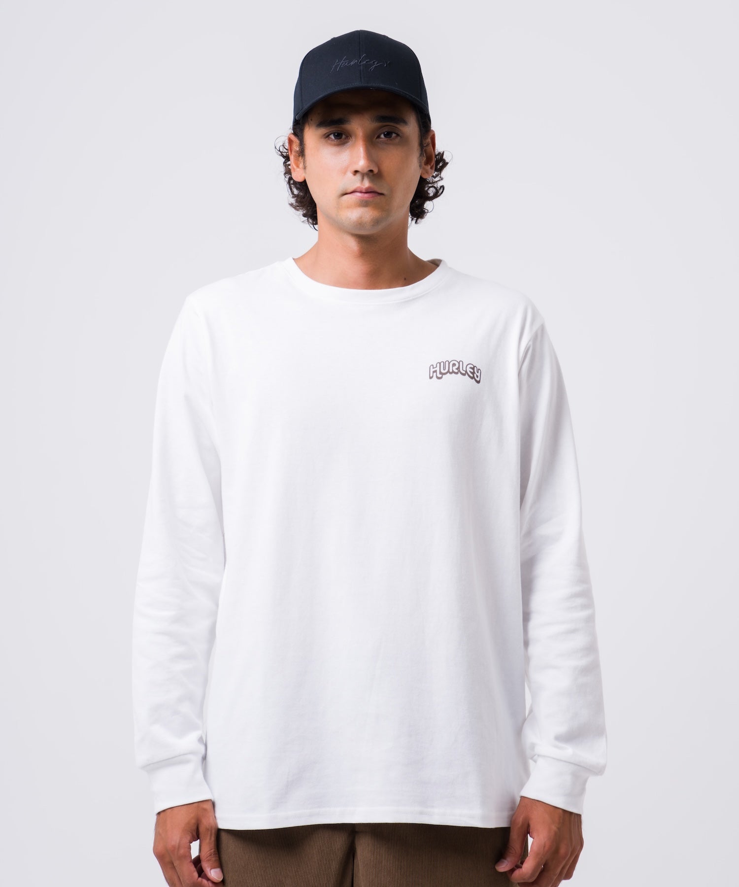 【NEW】VOLCANO LONG SLEEVE TEE メンズ/ロンT/レギュラーフィット