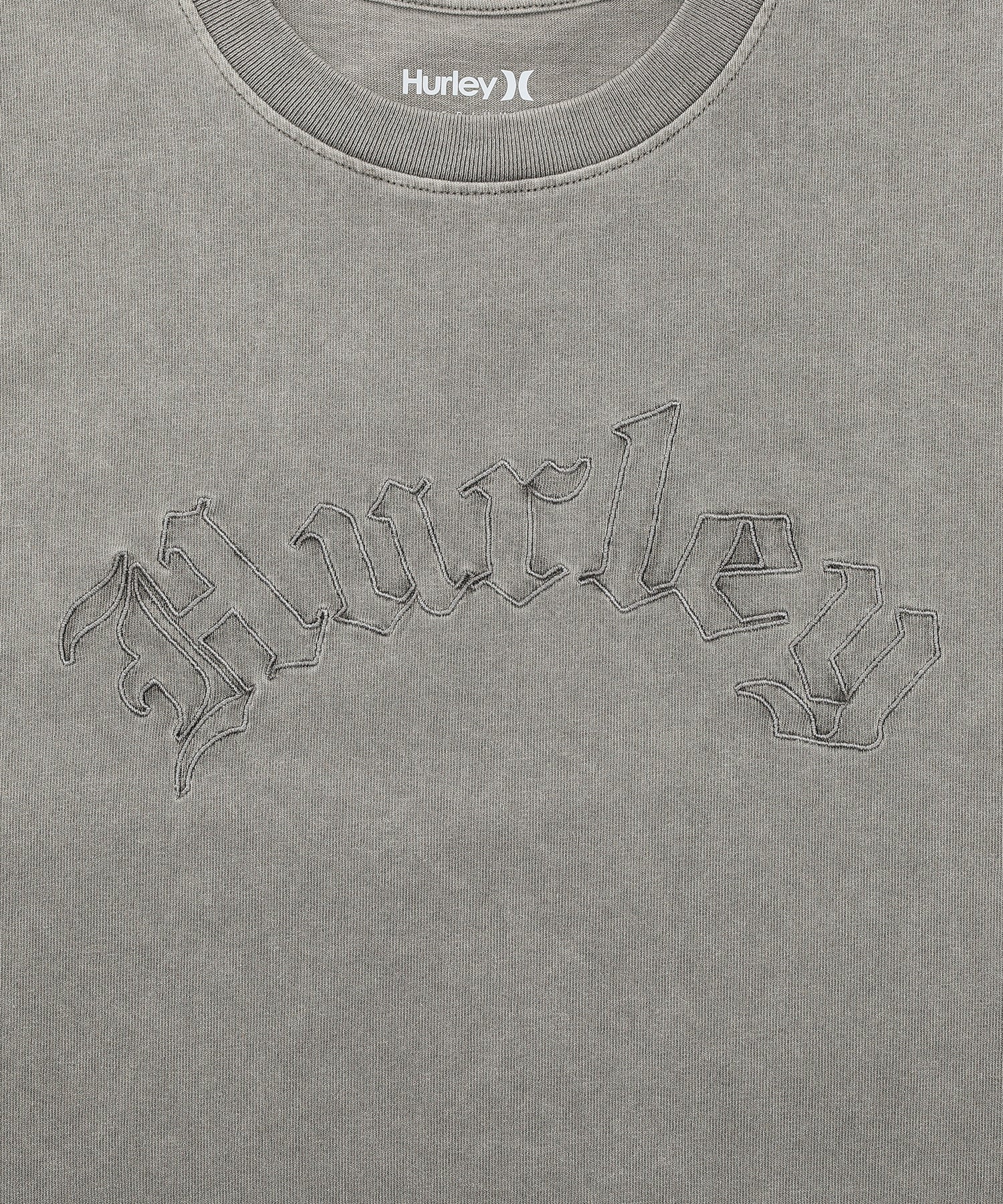 【NEW】エンブロイダリー オールドイングリッシュロゴ オーバーサイズ ショートスリーブ Tシャツ (メンズ/Tシャツ/オーバーサイズフィット)