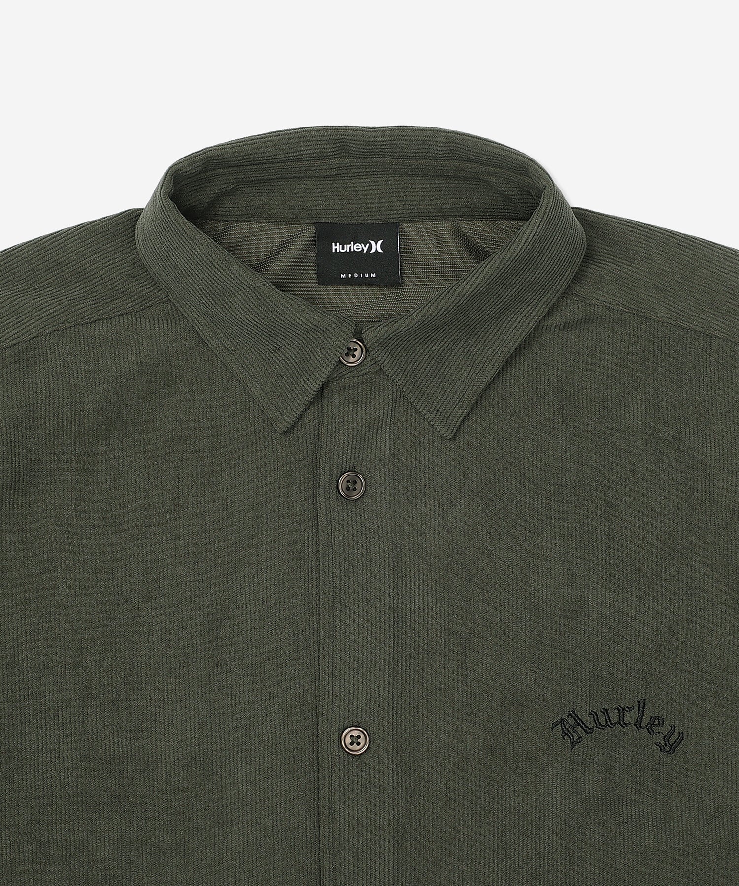 CORDUROY OLD ENGLISH LOGO SHIRTS メンズ/シャツ/オーバーサイズフィット
