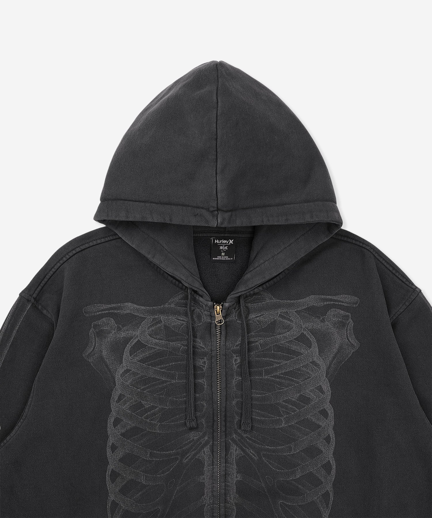 BONES ZIP HOODIE メンズ/フリース・フーディー