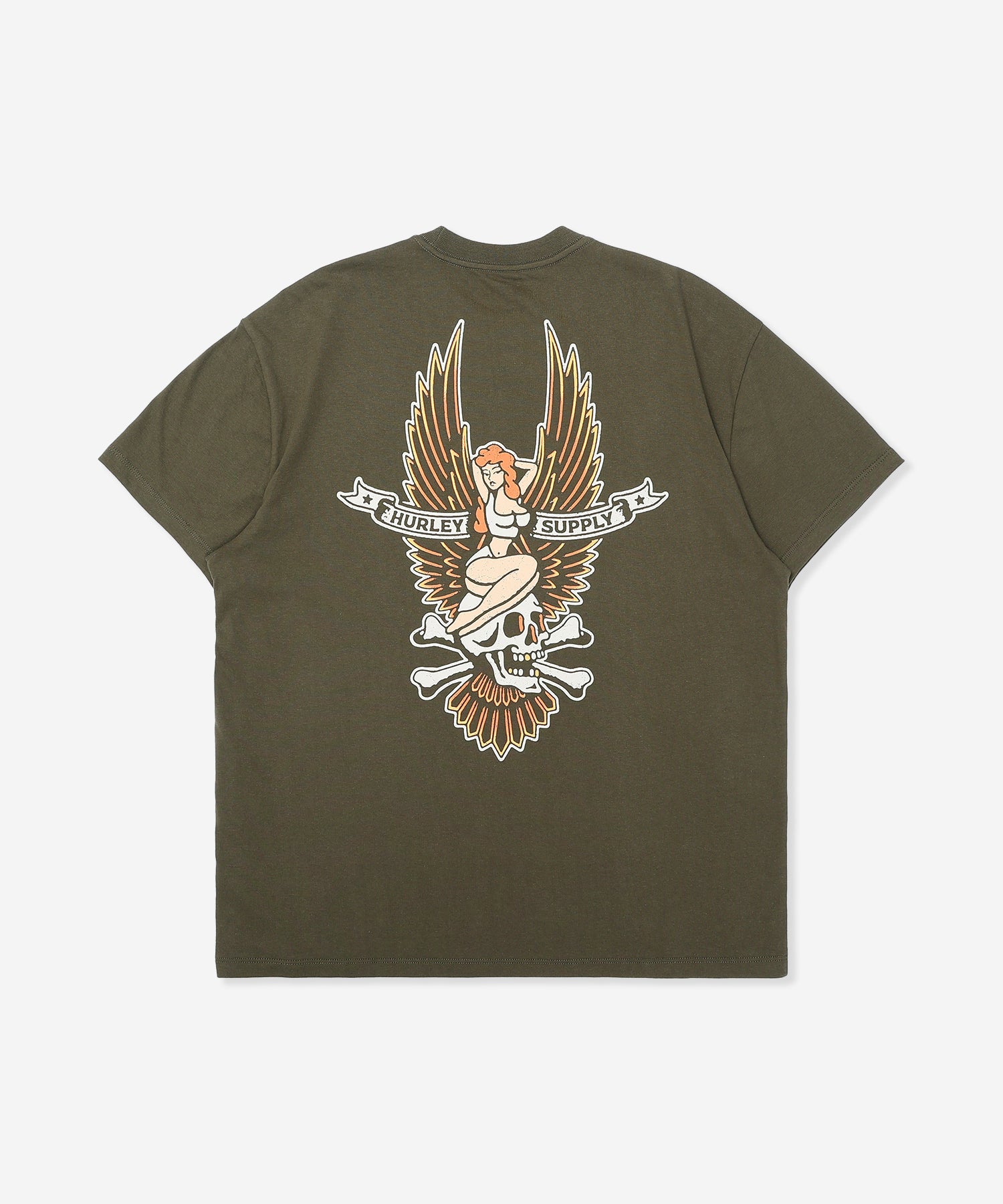 【NEW】PIN-UP SHORT SLEEVE メンズ/Tシャツ/オーバーサイズフィット