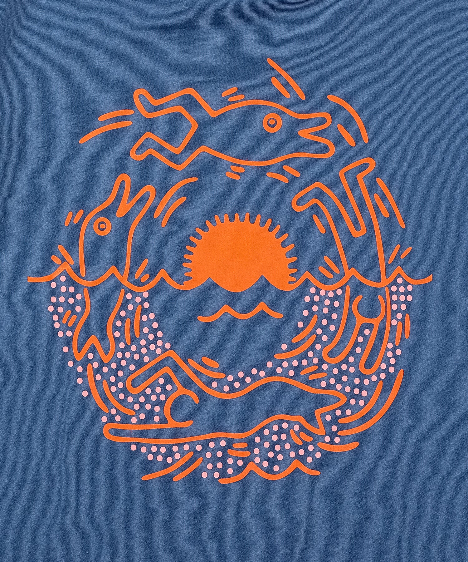 【NEW】キース・ヘリング シースケープ ショートスリーブ Tシャツ (メンズ/Tシャツ/レギュラーフィット)