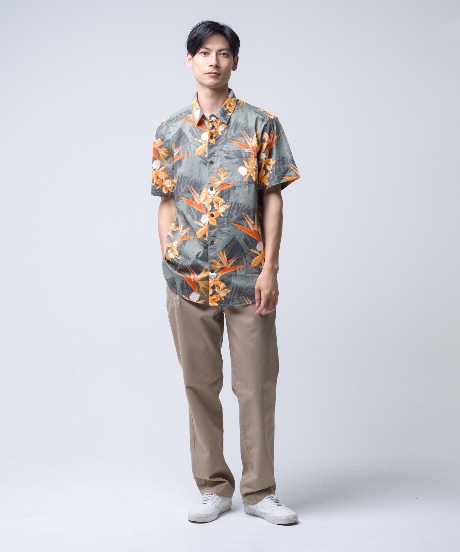 ONE AND ONLY LIDO STRETCH SHORTSLEEVE メンズ/シャツ