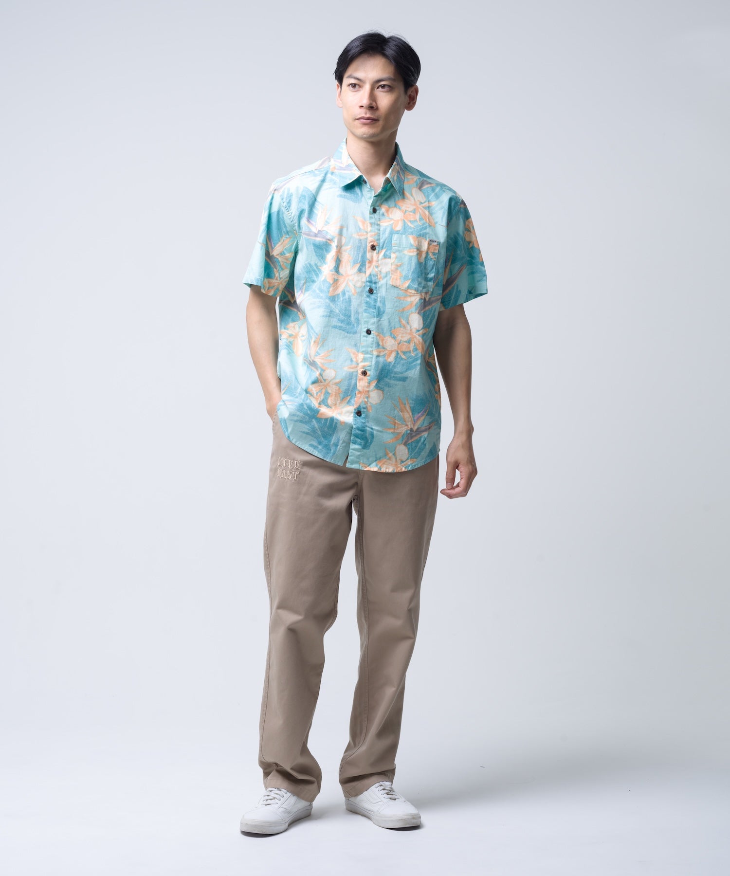 ONE AND ONLY LIDO STRETCH SHORTSLEEVE メンズ/シャツ