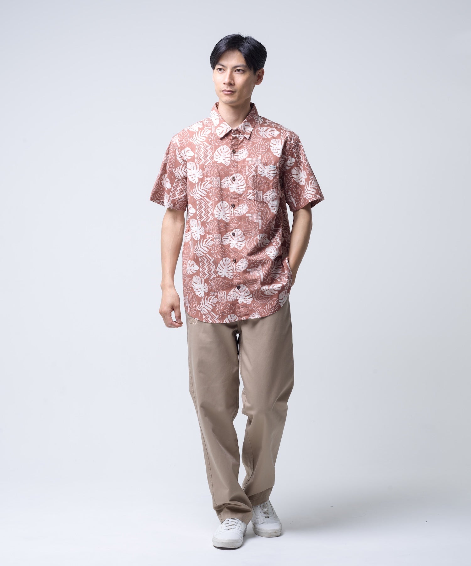 ONE AND ONLY LIDO STRETCH SHORTSLEEVE メンズ/シャツ