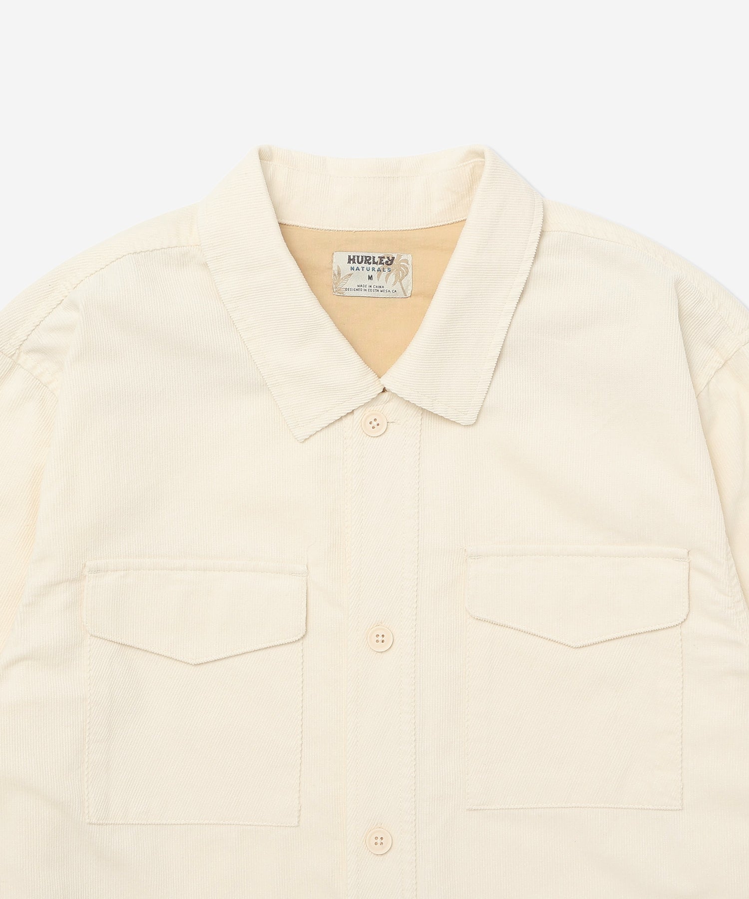 LIDO CORD OVERSHIRT LONG SLEEVE メンズ/シャツ/オーバーサイズフィット