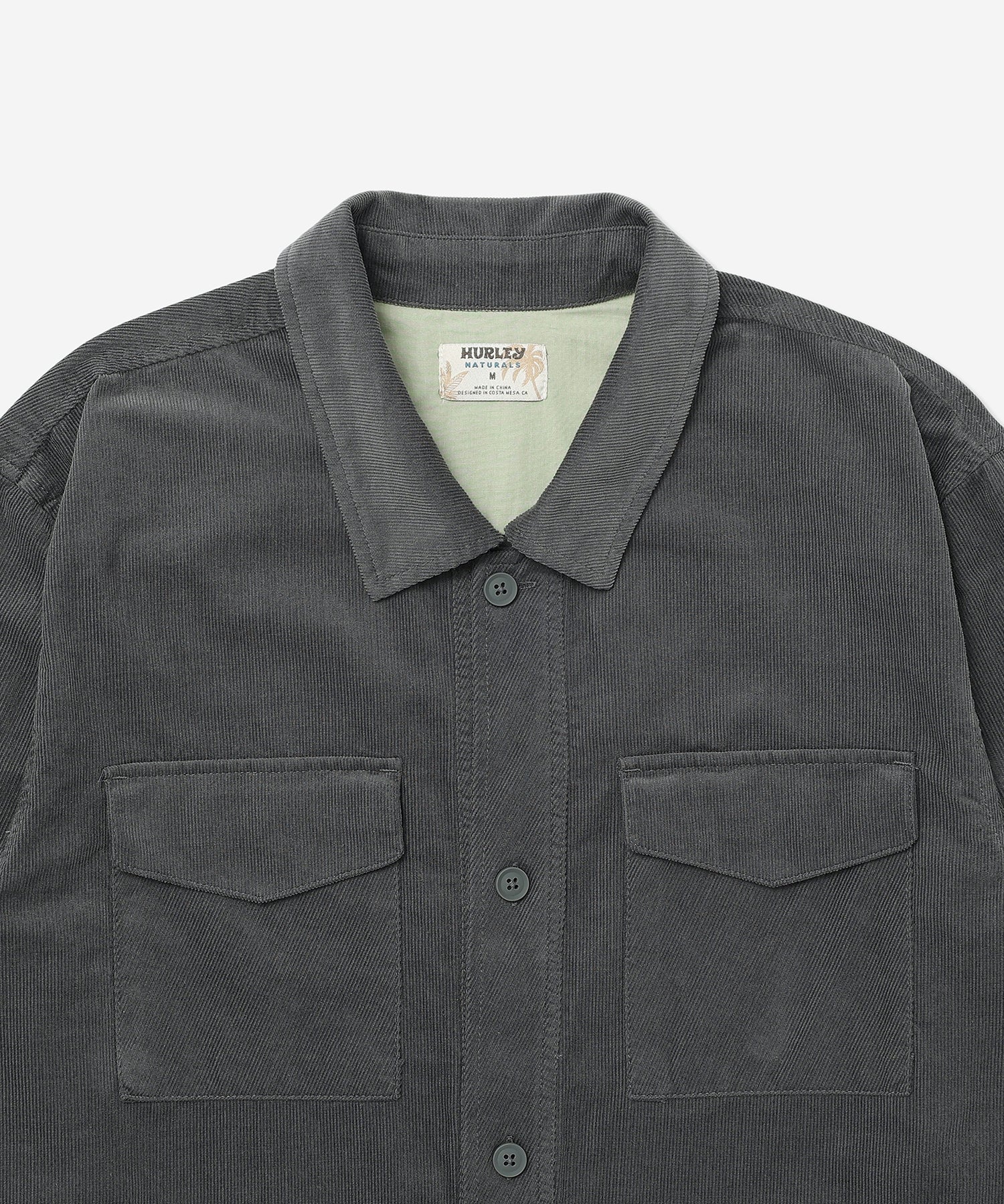 LIDO CORD OVERSHIRT LONG SLEEVE メンズ/シャツ/オーバーサイズフィット