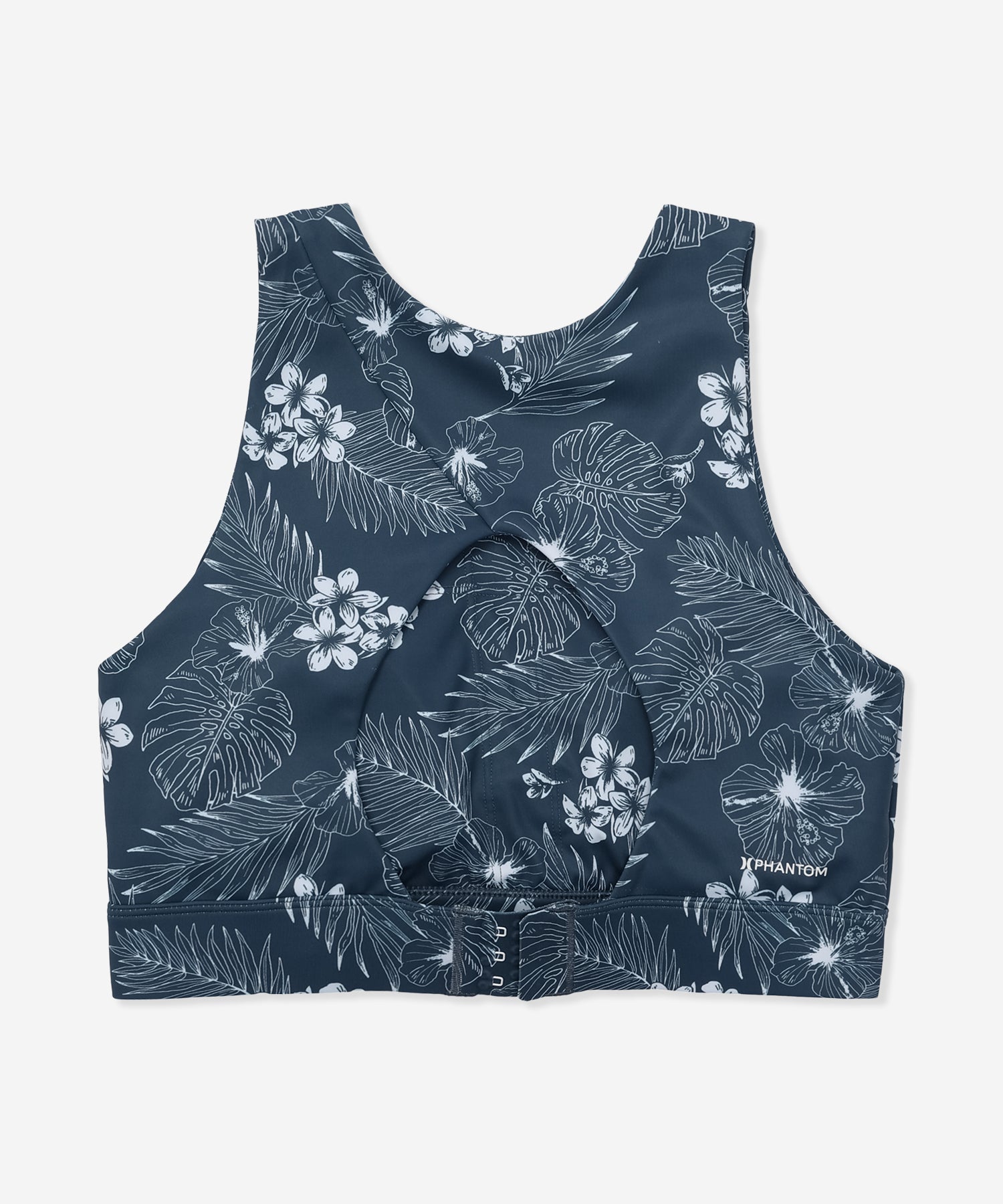 PHANTOM オープン バックフック ハイネック ブラ (レディース/トレーニング・スポーツブラ)