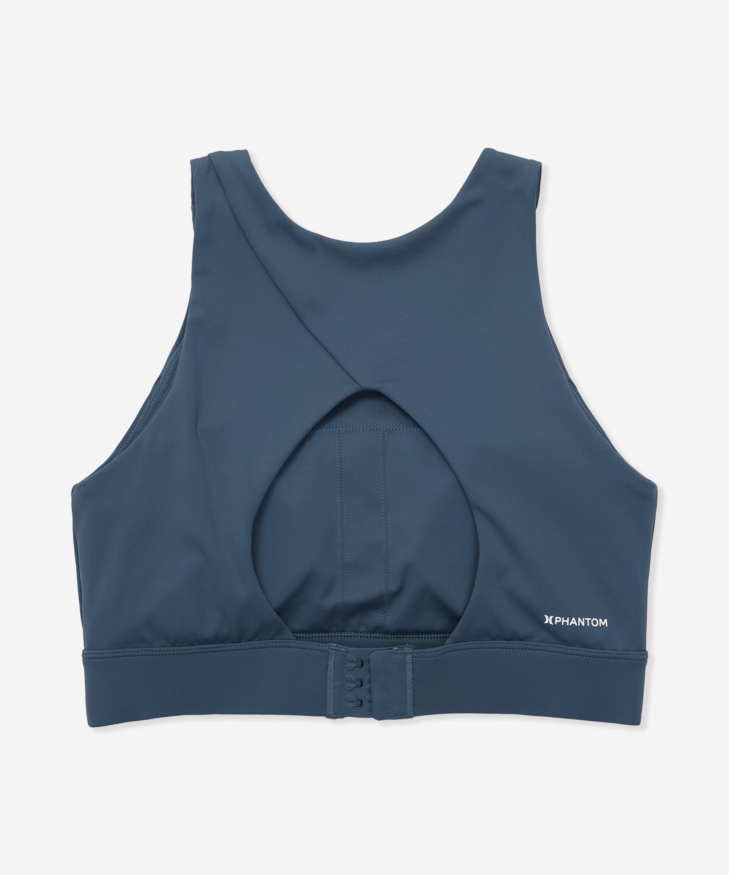 PHANTOM オープン バックフック ハイネック ブラ (レディース/トレーニング・スポーツブラ)