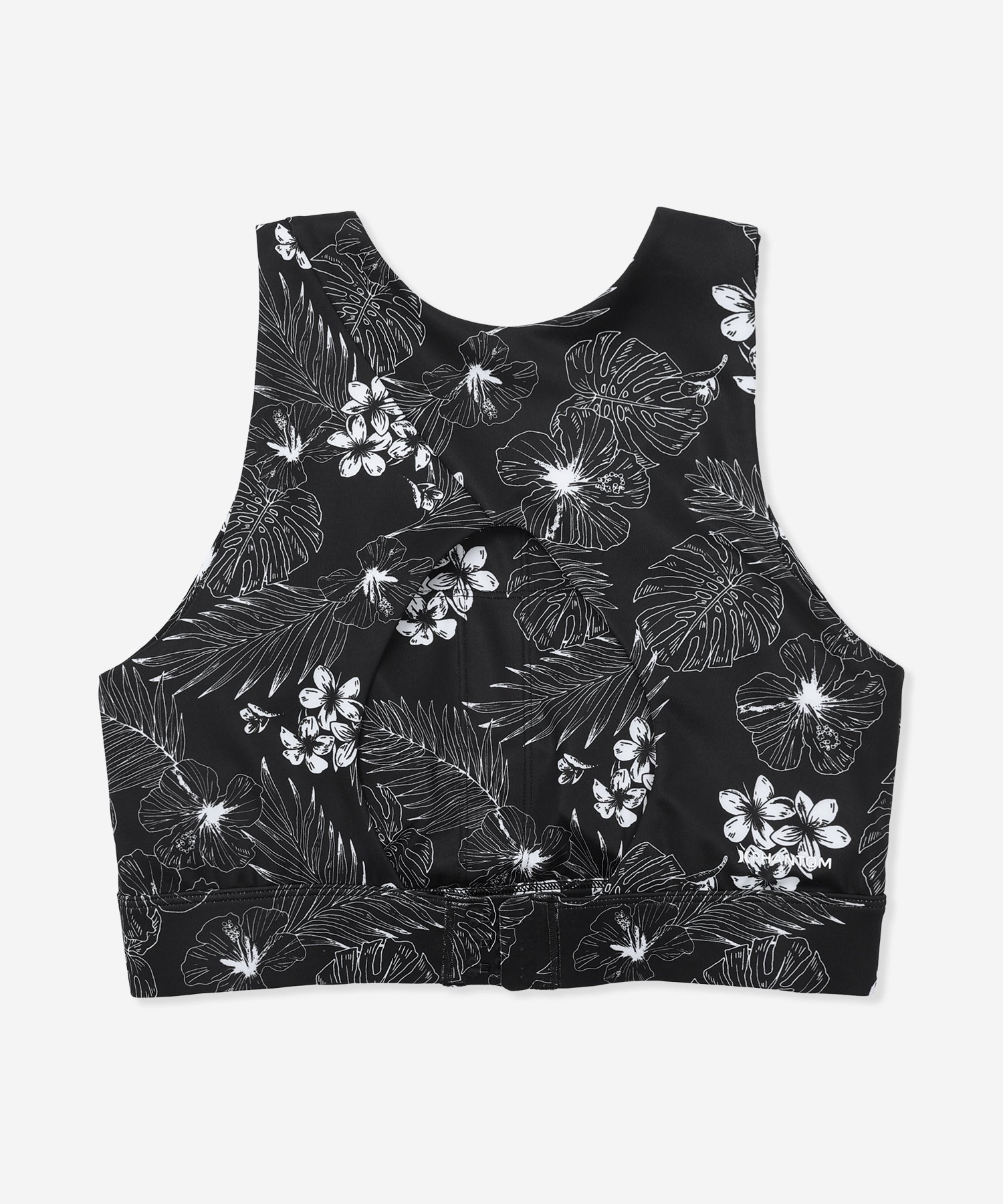 PHANTOM オープン バックフック ハイネック ブラ (レディース/トレーニング・スポーツブラ)