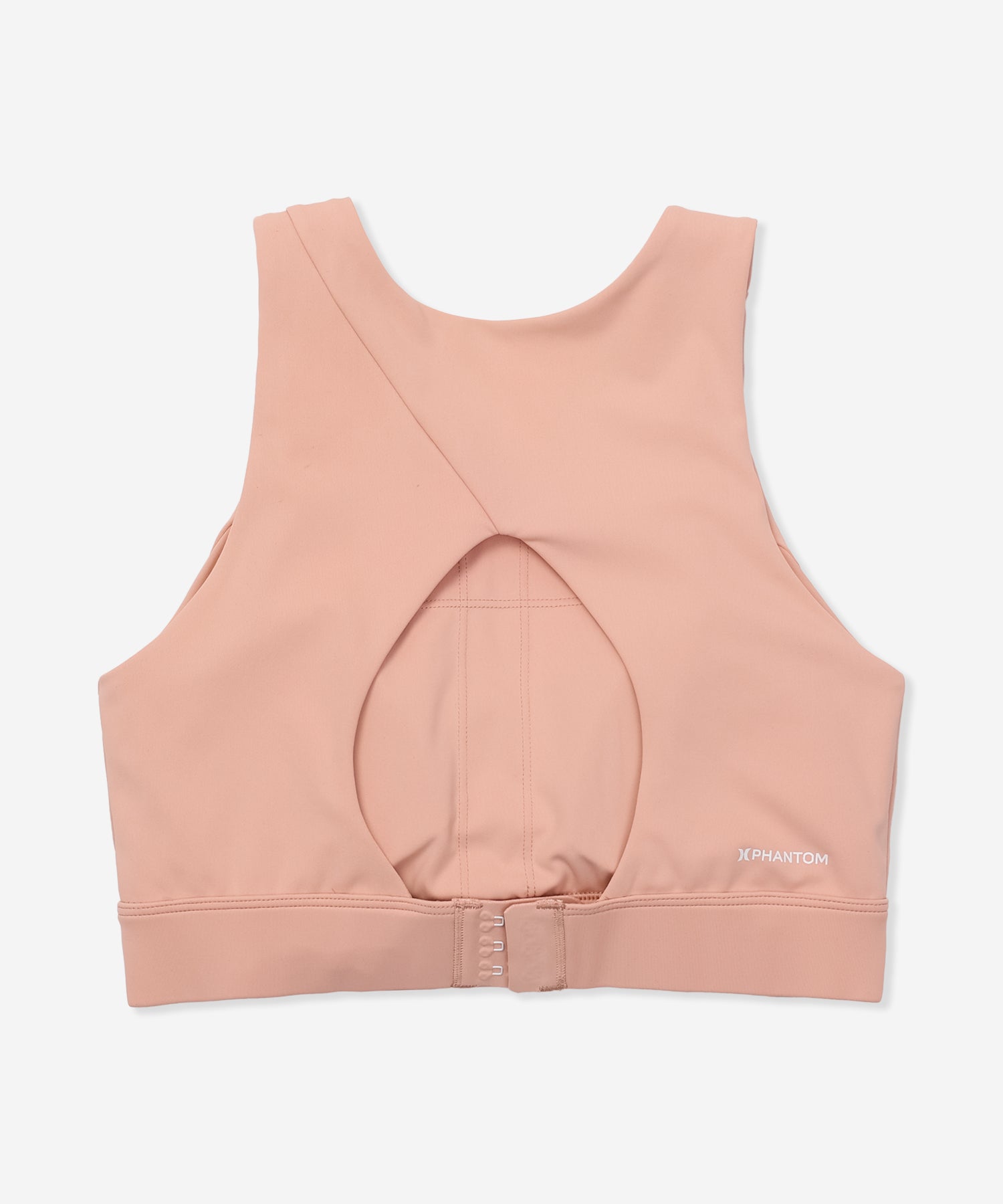 PHANTOM オープン バックフック ハイネック ブラ (レディース/トレーニング・スポーツブラ)