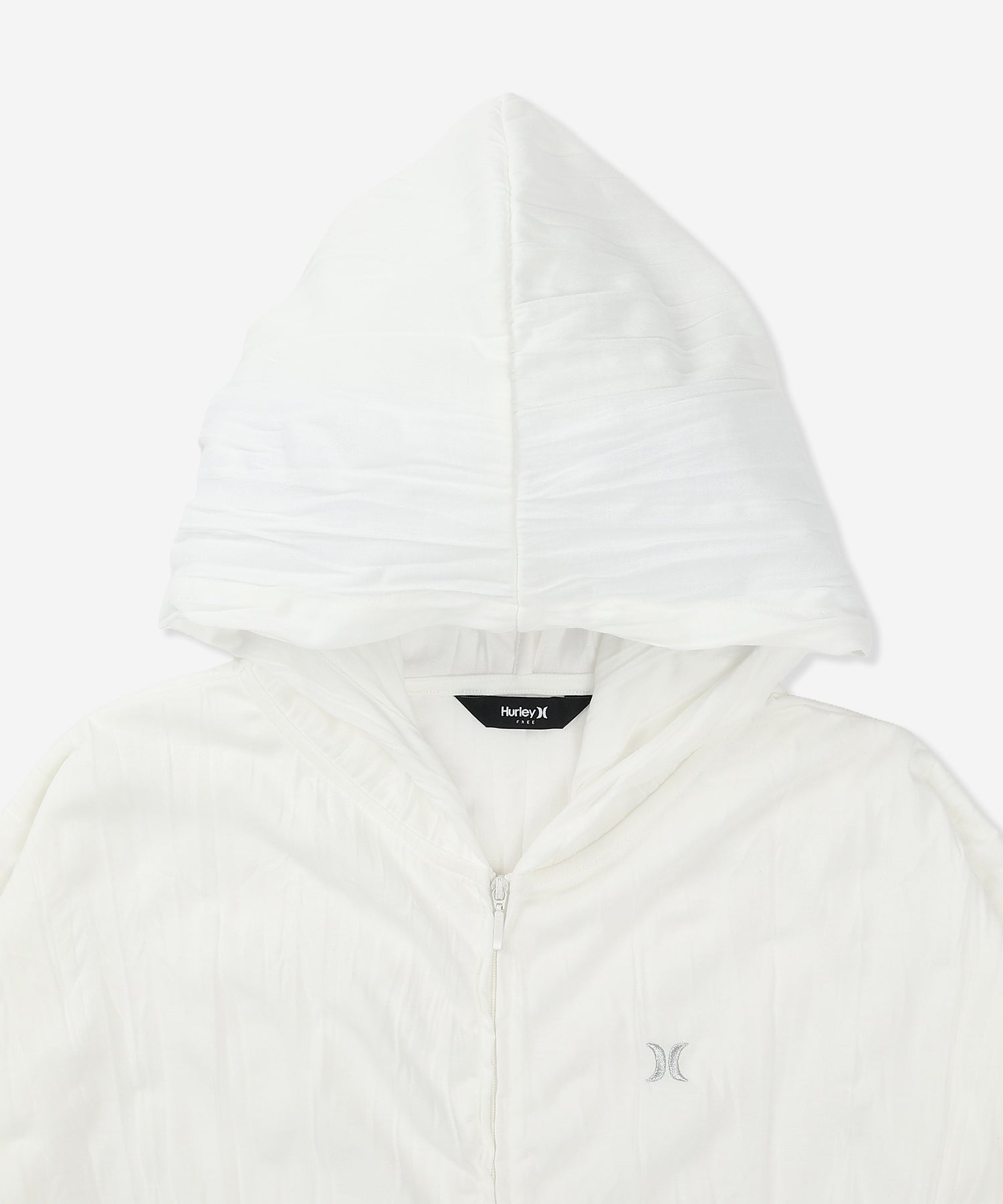 【NEW】クリンクルド フルジップ フーディー (レディース/フリース・フーディー)