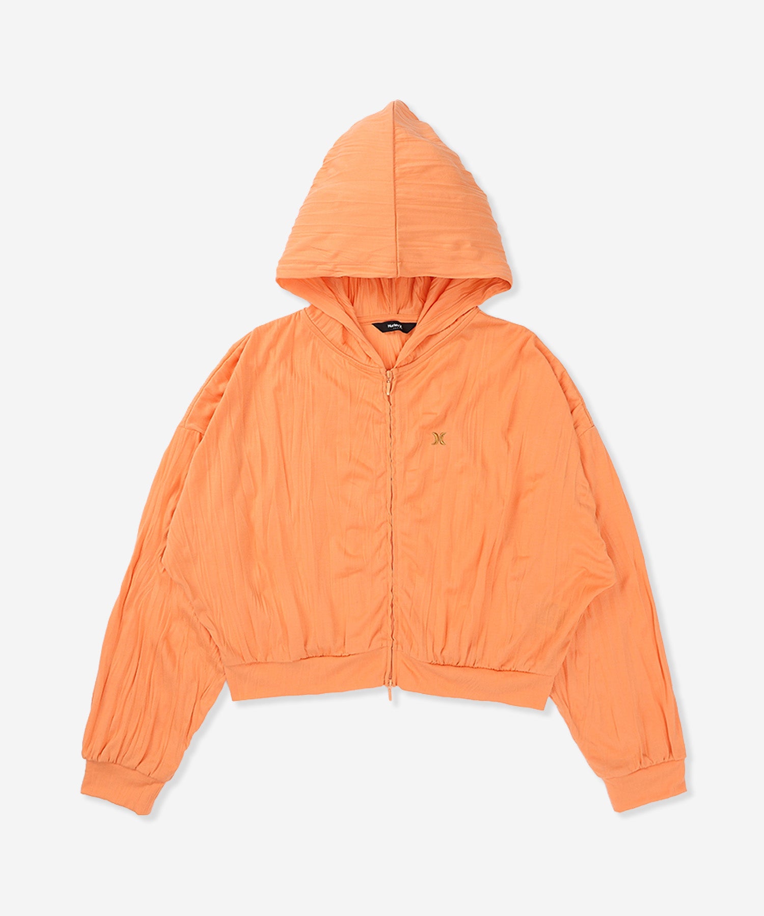 【NEW】クリンクルド フルジップ フーディー (レディース/フリース・フーディー)