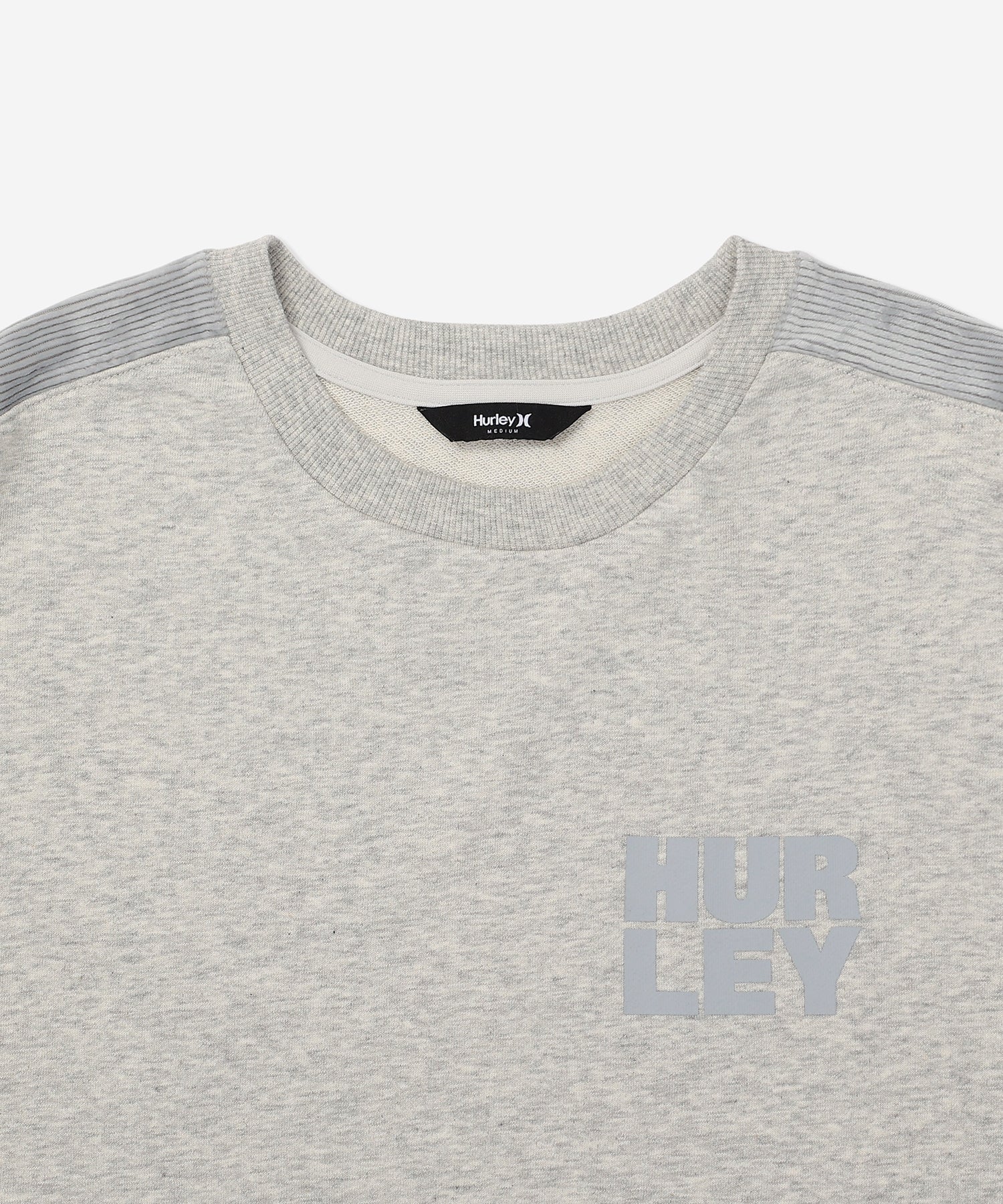 TERRY CORDUROY SWITCHING DRAW CORD CREW レディース/スウェット/オーバーサイズフィット