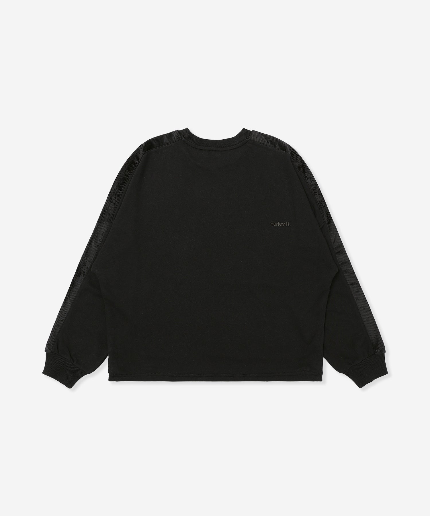 TERRY CORDUROY SWITCHING DRAW CORD CREW レディース/スウェット/オーバーサイズフィット
