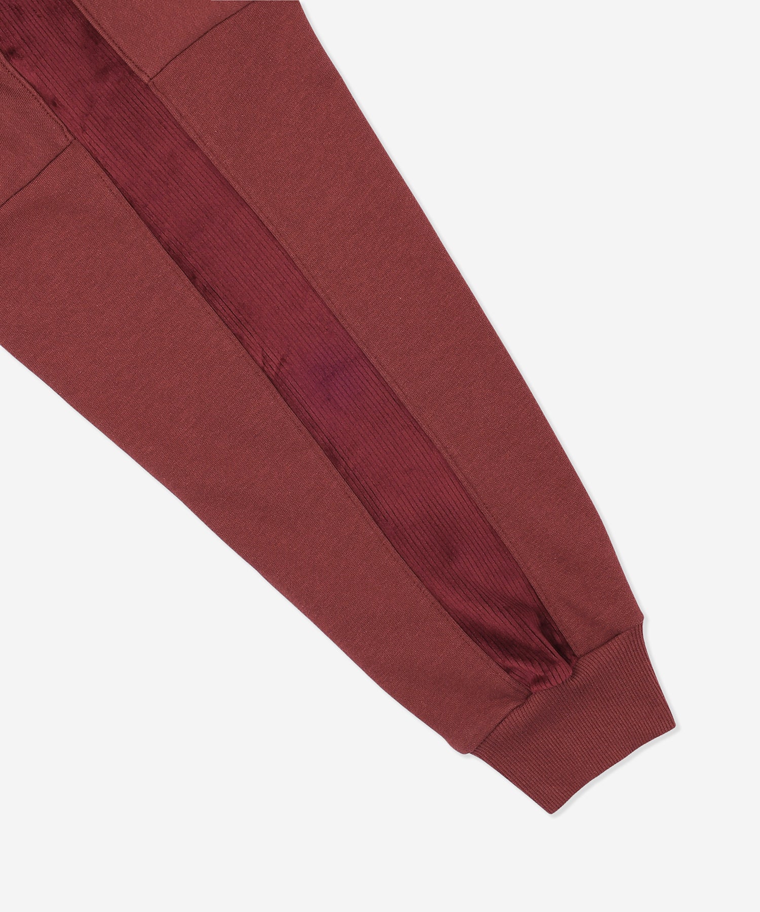 TERRY CORDUROY SWITCHING DRAW CORD CREW レディース/スウェット/オーバーサイズフィット
