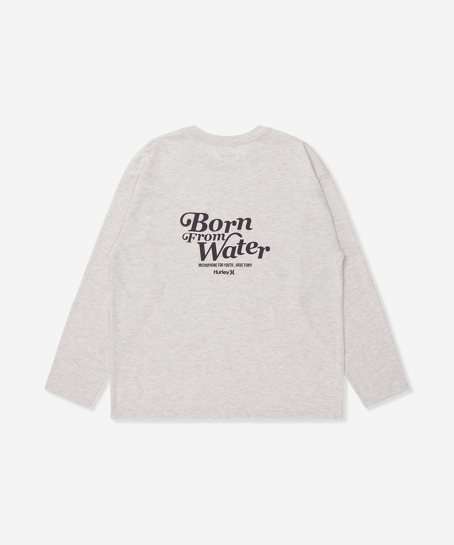 BORN FROM WATER LS TEE レディース/ロンT/オーバーサイズフィット