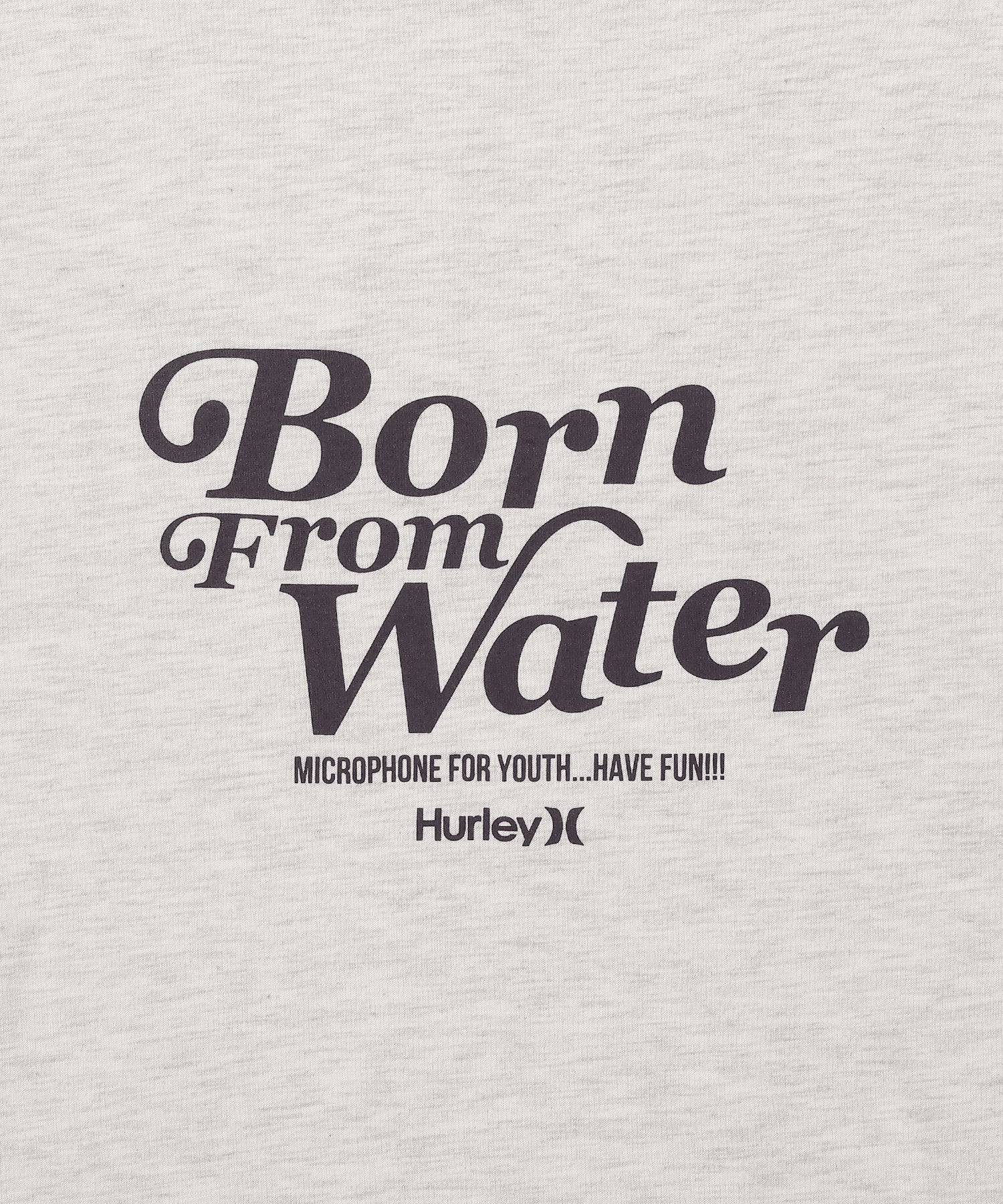 BORN FROM WATER LS TEE レディース/ロンT/オーバーサイズフィット