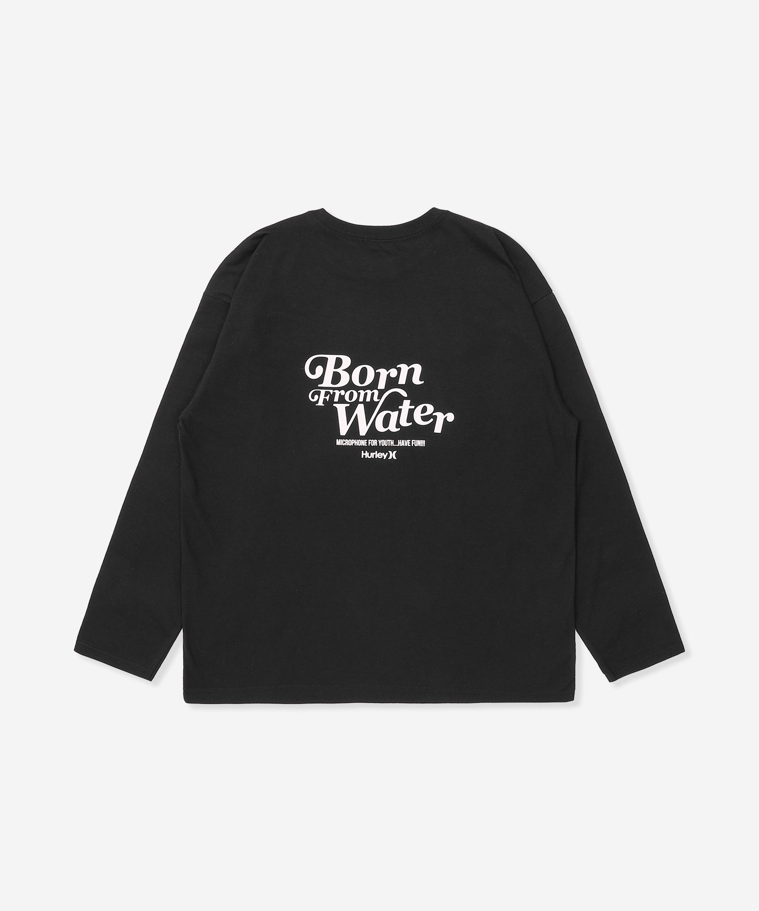 BORN FROM WATER LS TEE レディース/ロンT/オーバーサイズフィット
