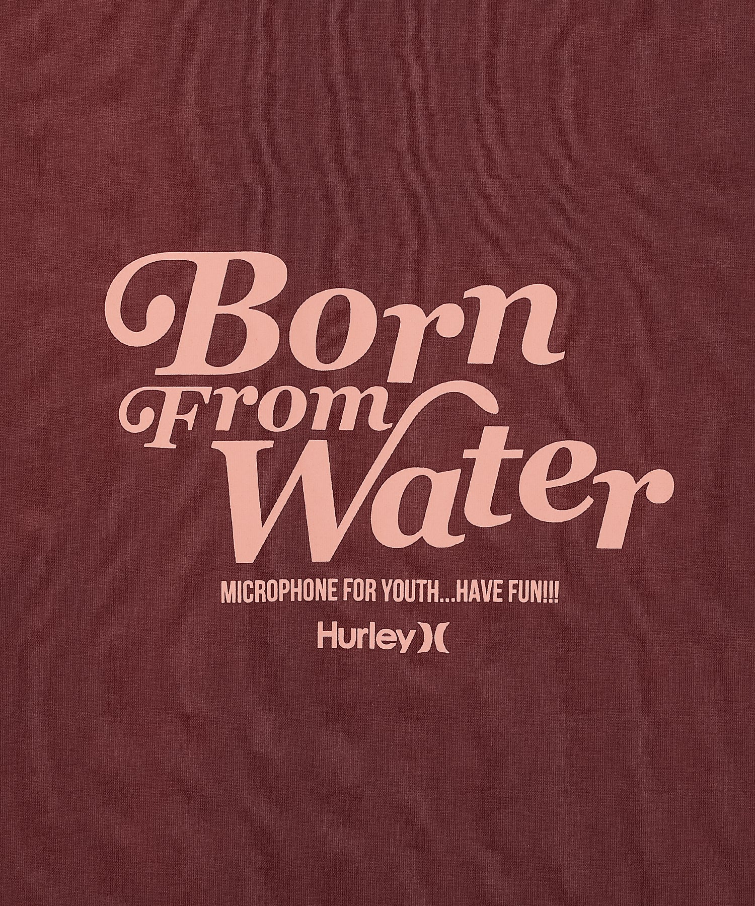 BORN FROM WATER LS TEE レディース/ロンT/オーバーサイズフィット