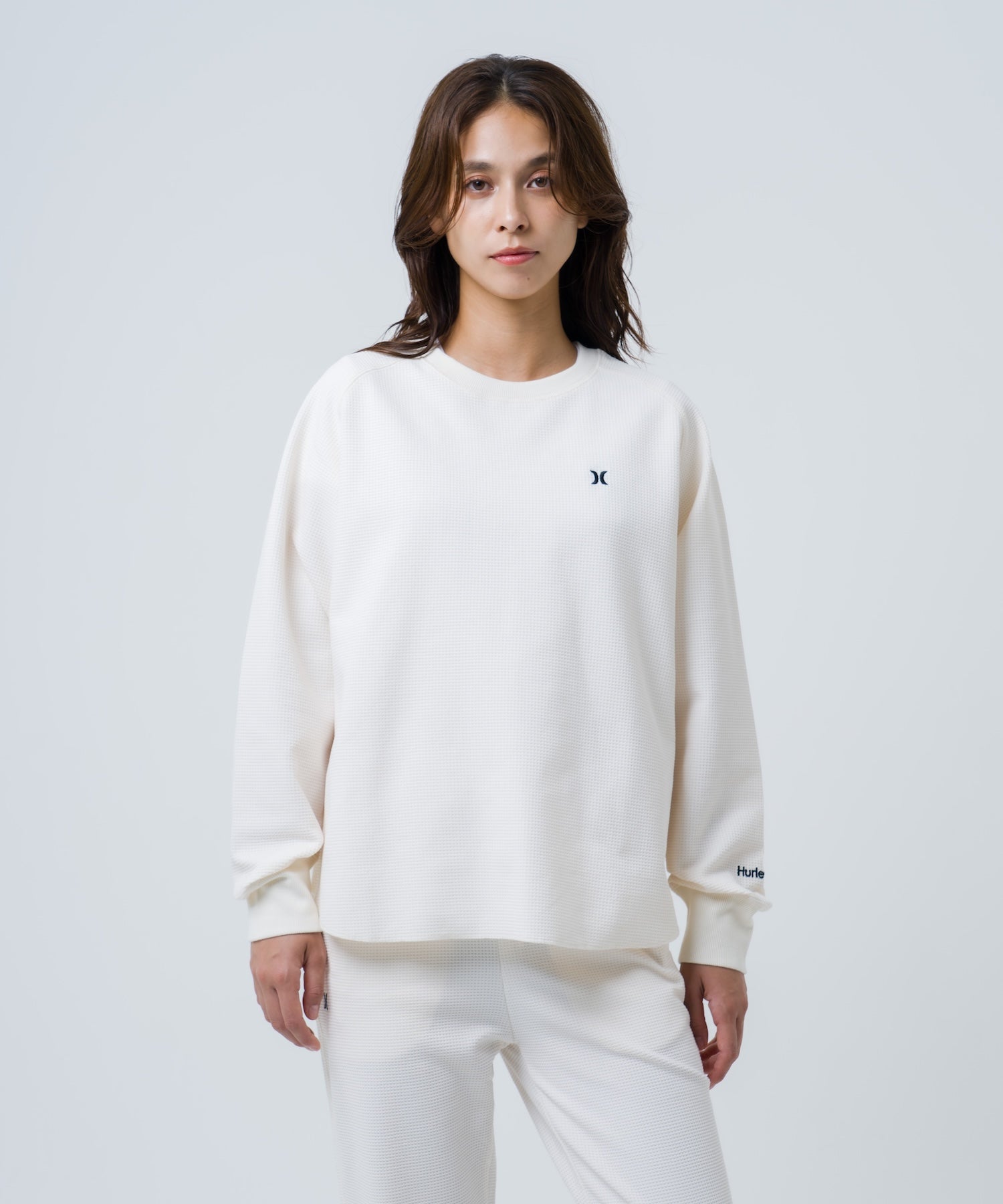 【NEW】THERMAL LONG SLEEVE TEE レディース/ロンT/オーバーサイズフィット