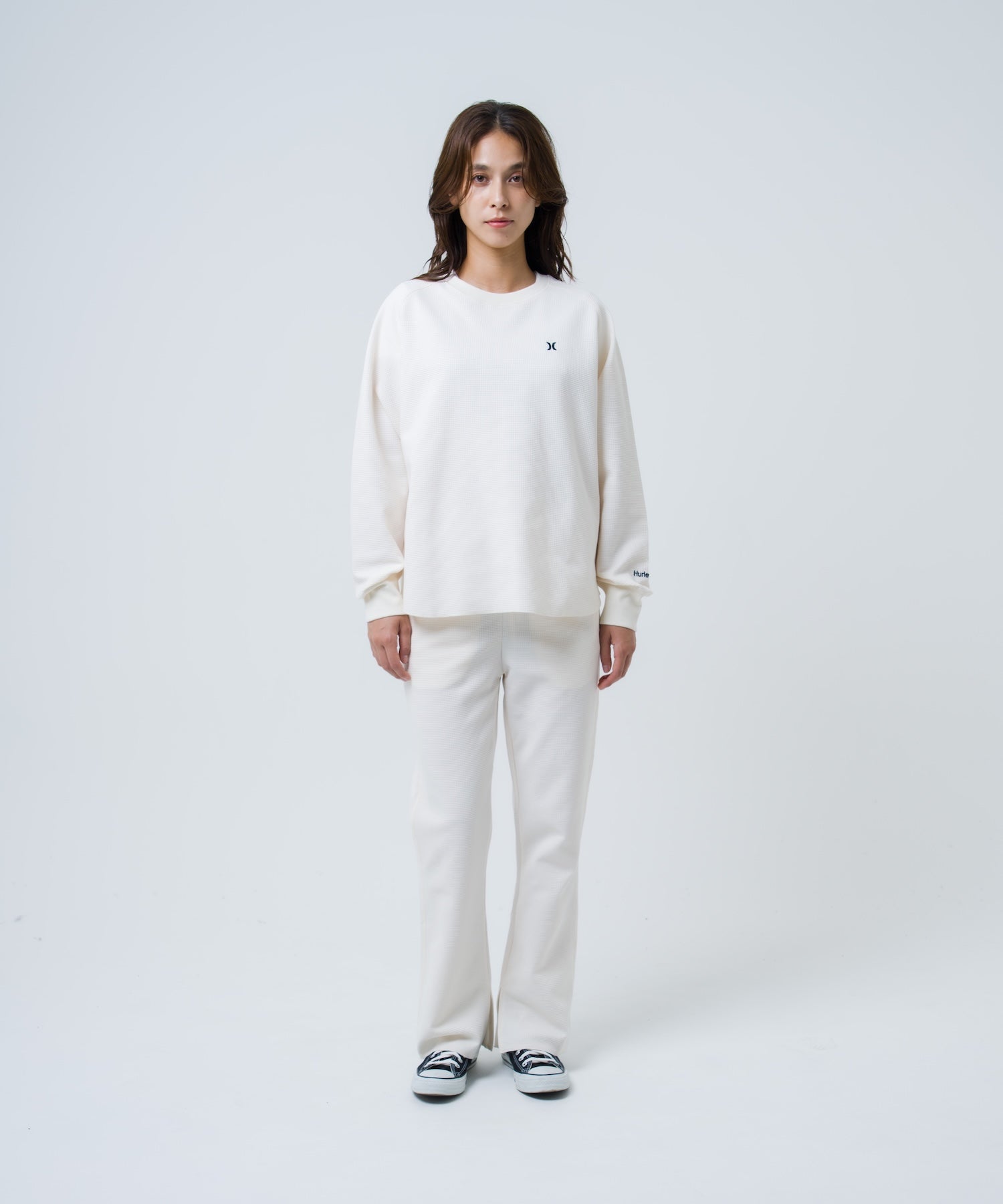 【NEW】THERMAL LONG SLEEVE TEE レディース/ロンT/オーバーサイズフィット