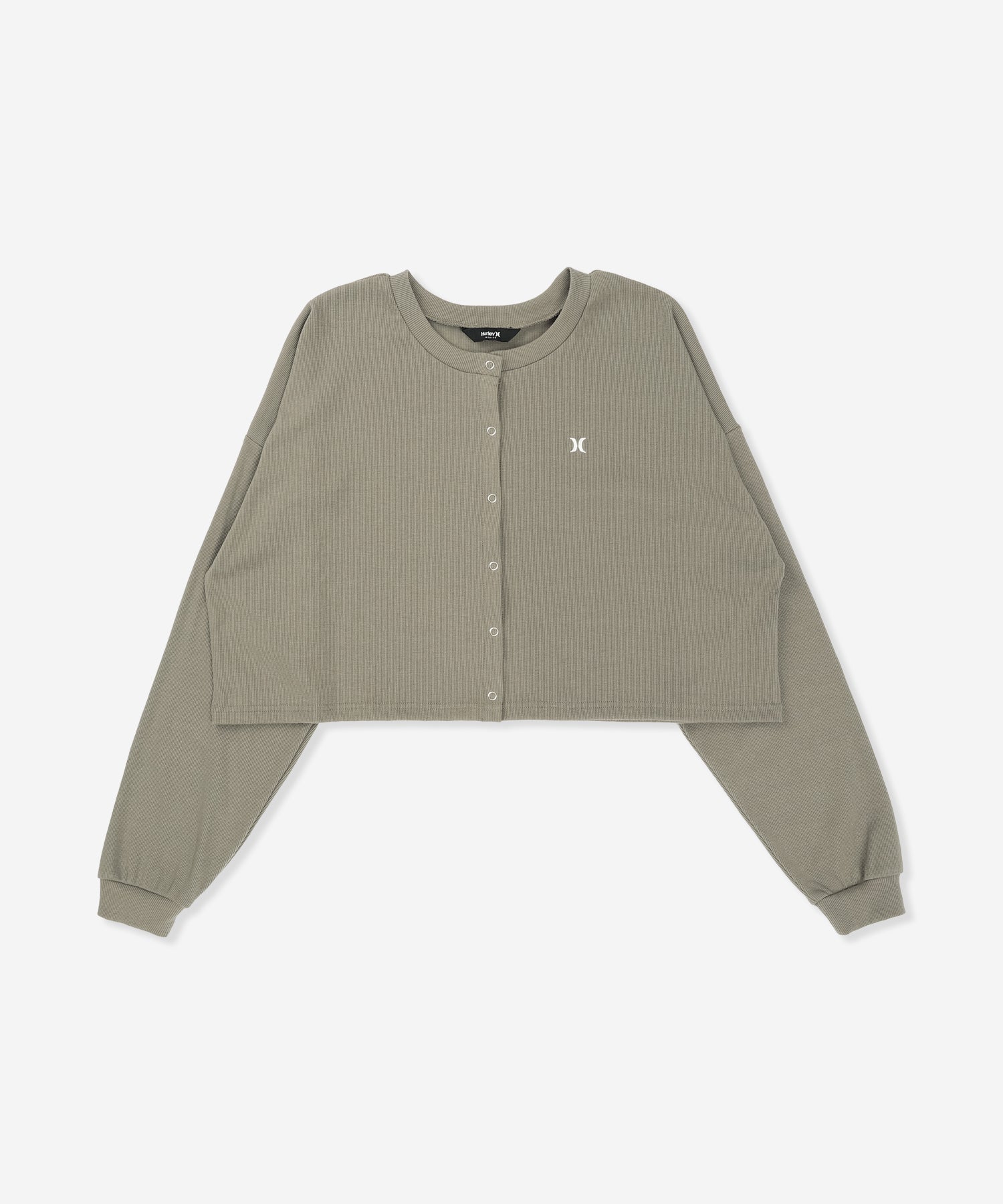 【NEW】リブ クロップド カーディガン (レディース/ロンT)