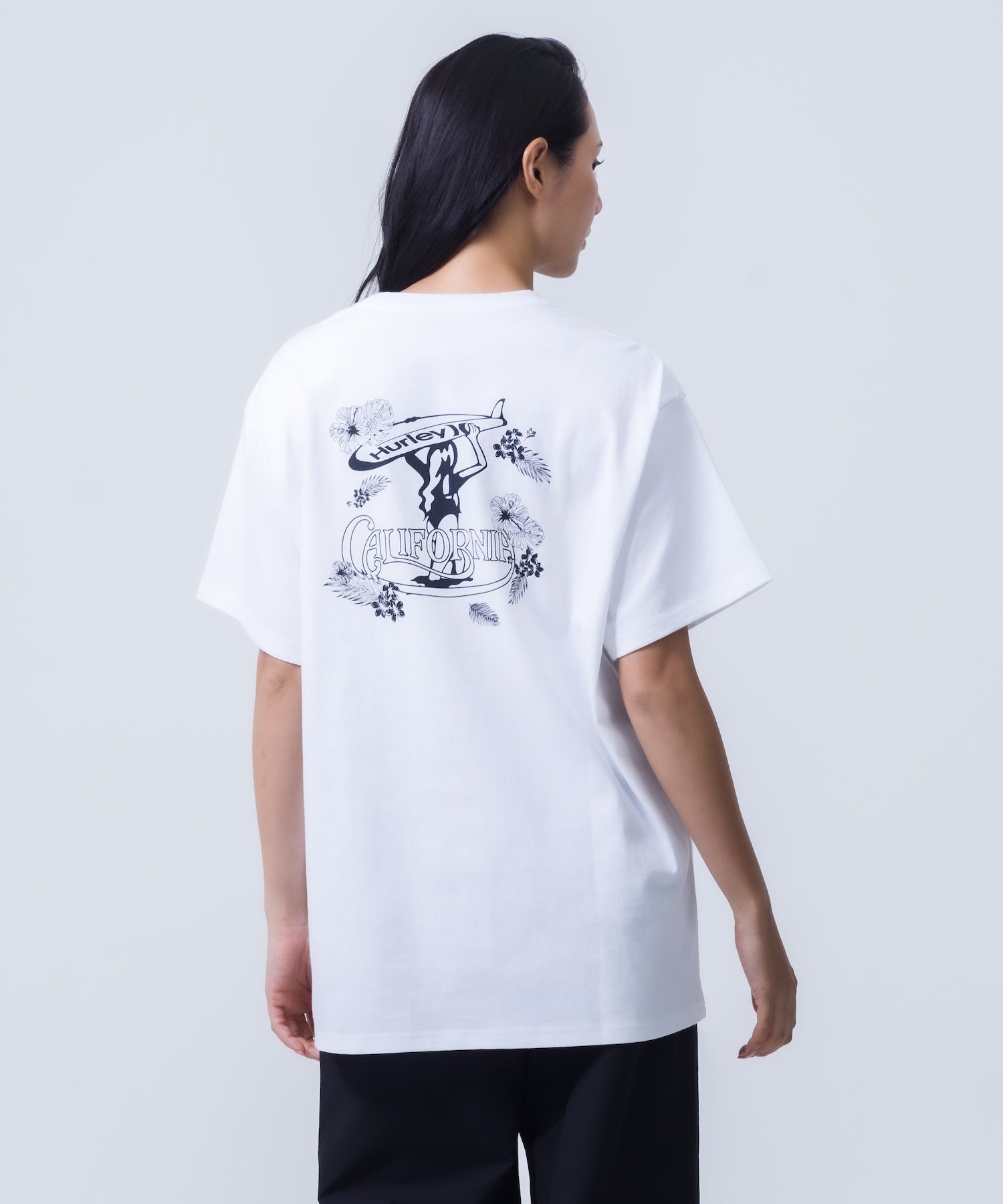 CALIFORNIA SURF GIRL SHORTSLEEVE TEE レディース/Tシャツ/オーバーサイズフィット