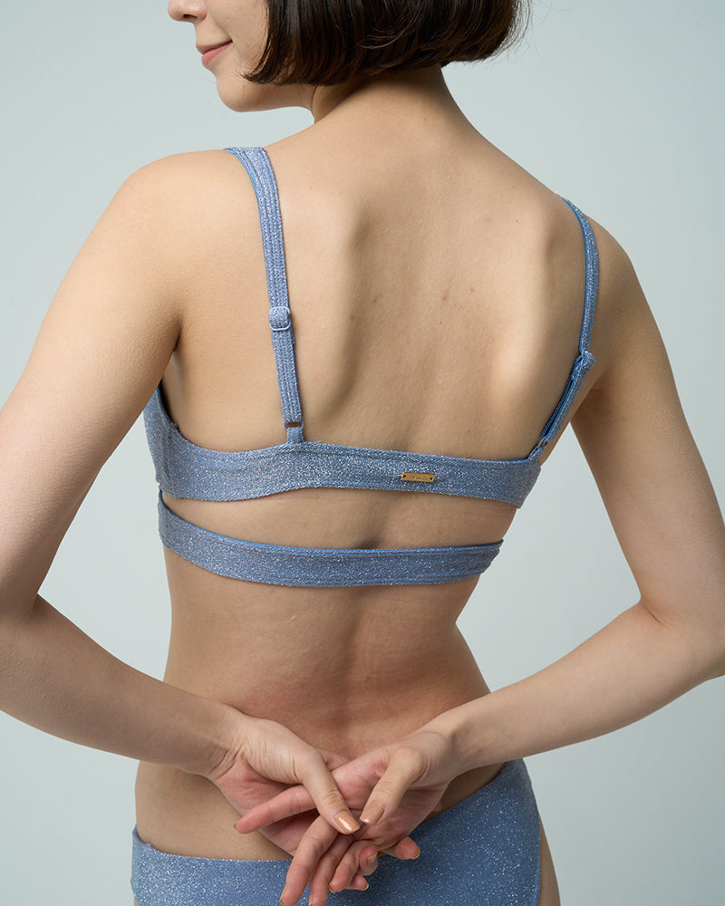 GLITTER SWIM TOP レディース/水着