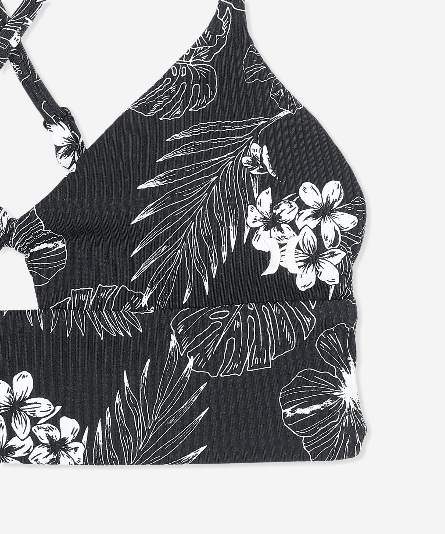 RIB CROSS BACK TOP レディース/水着