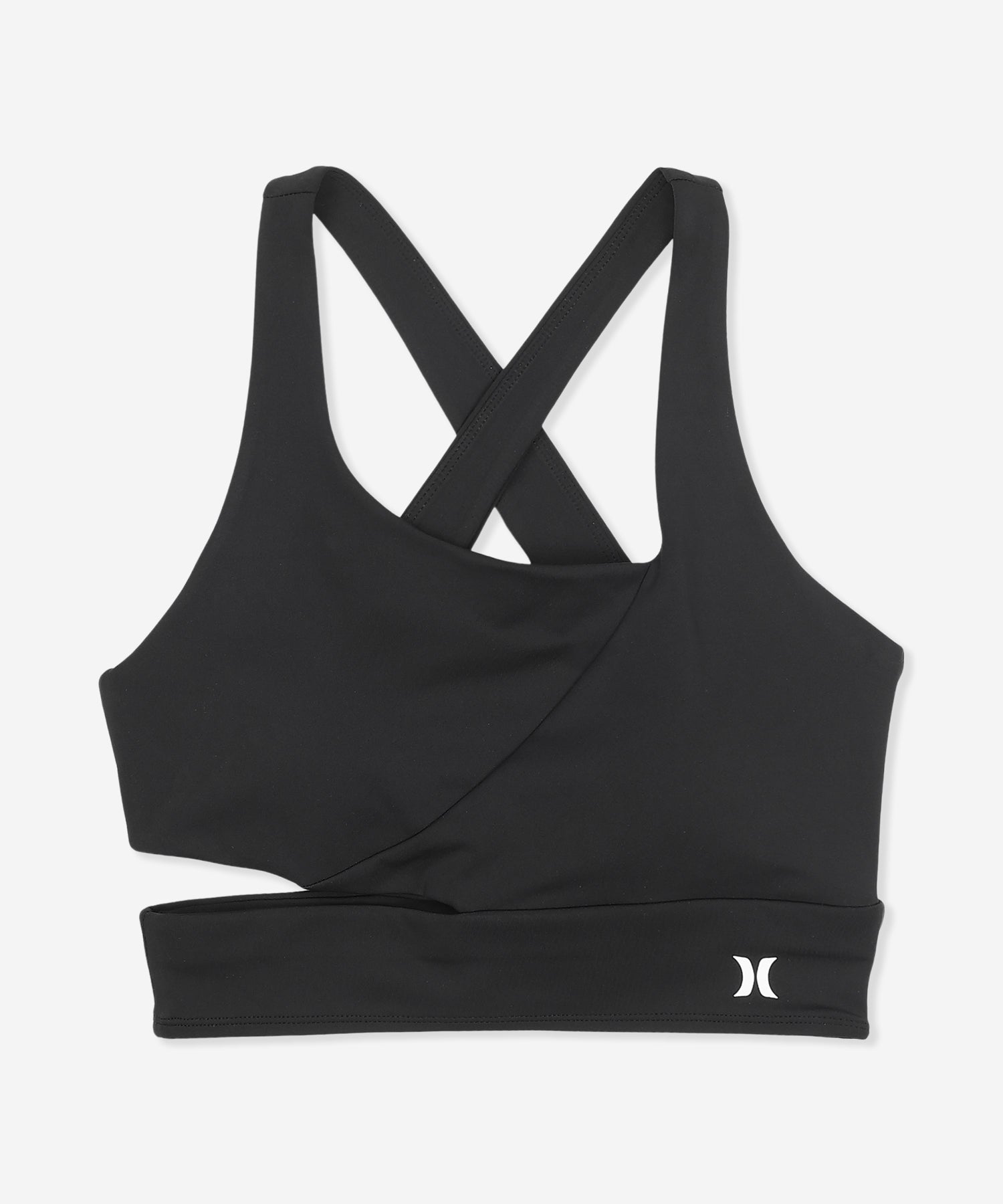 【NEW】アシンメトリー オーバーラップ トップス (レディース/水着)