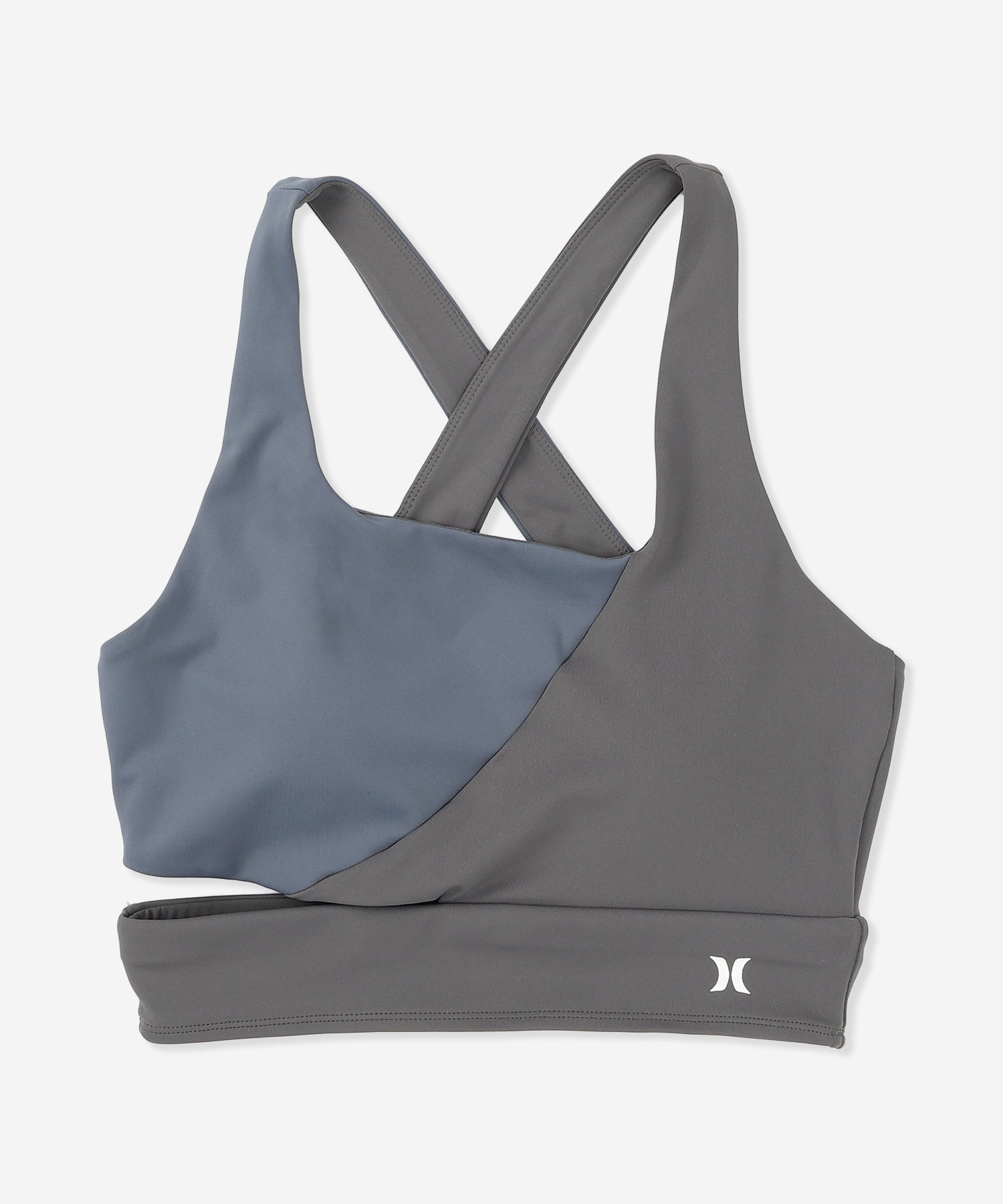 【NEW】アシンメトリー オーバーラップ トップス (レディース/水着)