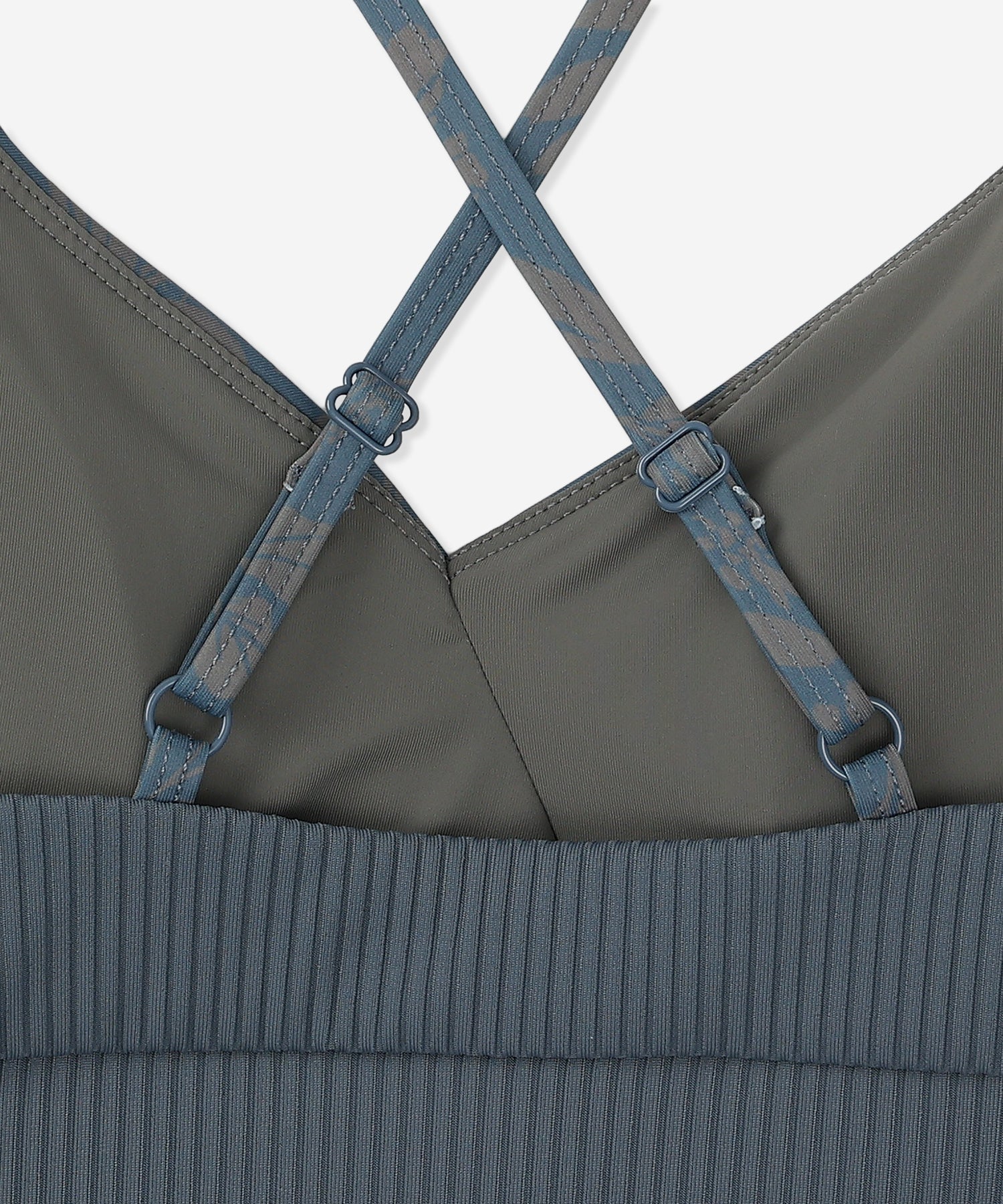 【NEW】リブ スイッチング スイムウェア トップス (レディース/水着)