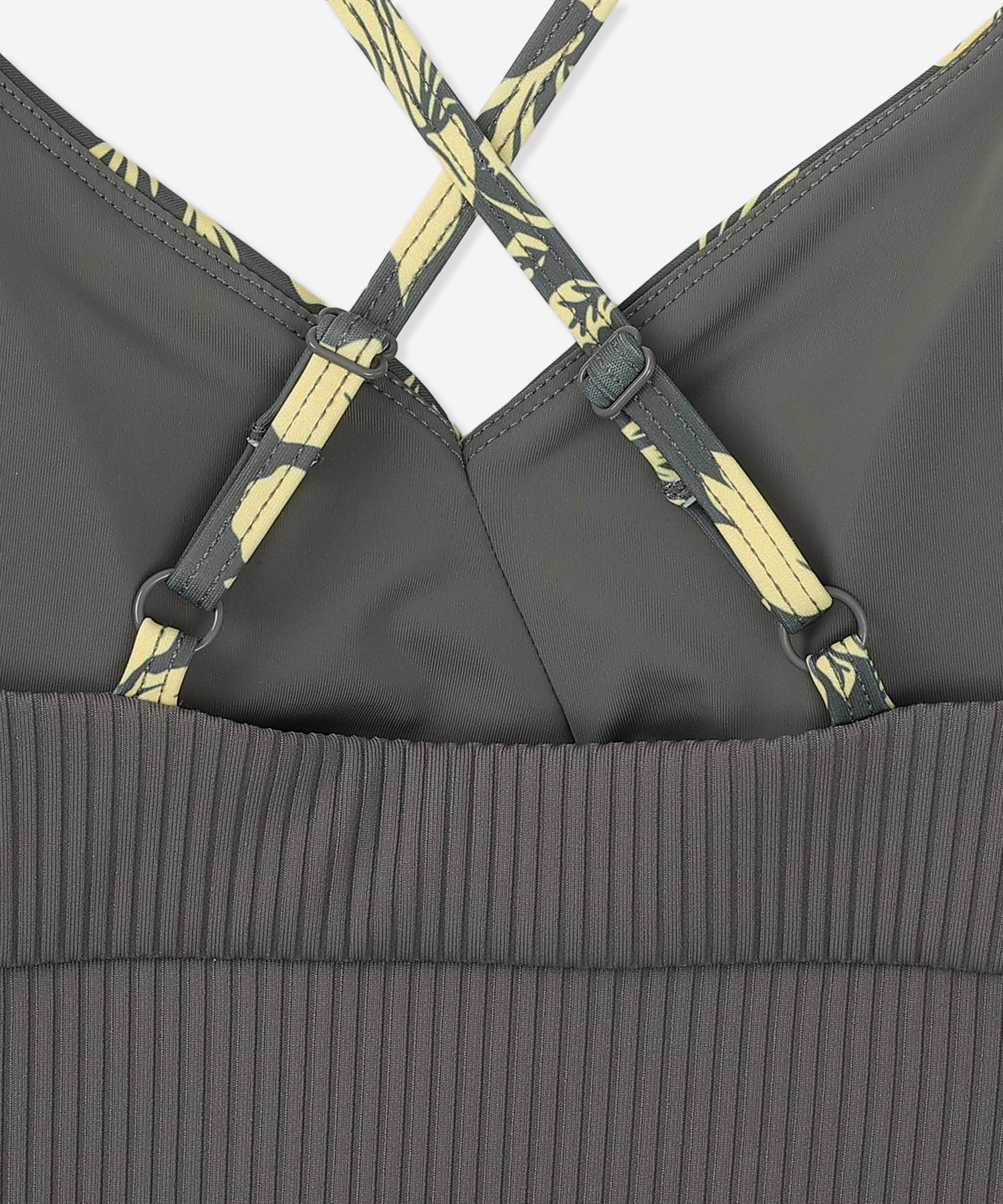 【NEW】リブ スイッチング スイムウェア トップス (レディース/水着)