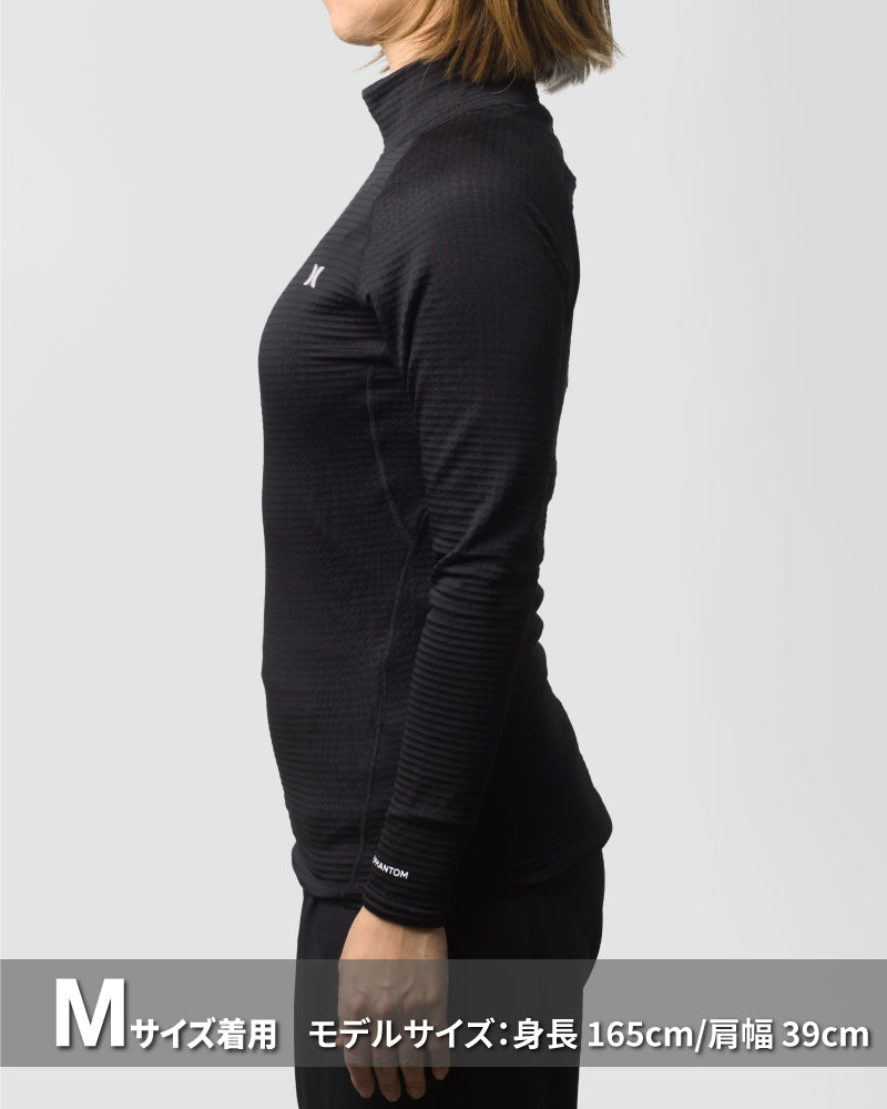 PHANTOM WAFFLE INNER MOCK NECK レディース/ファントムワッフルインナーモックネック