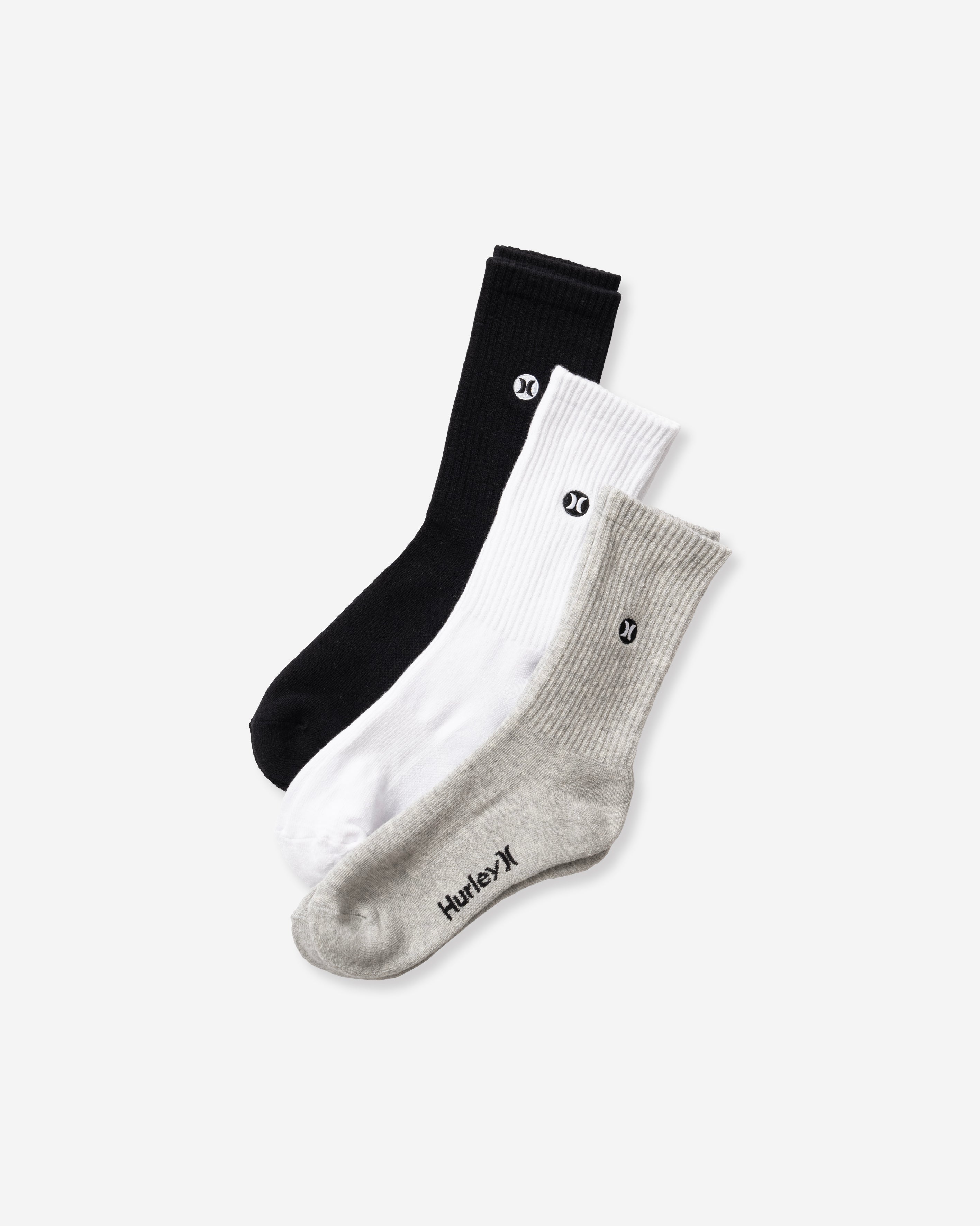 H2O DRI CREW SOCK 3PK メンズ/ソックス・靴下